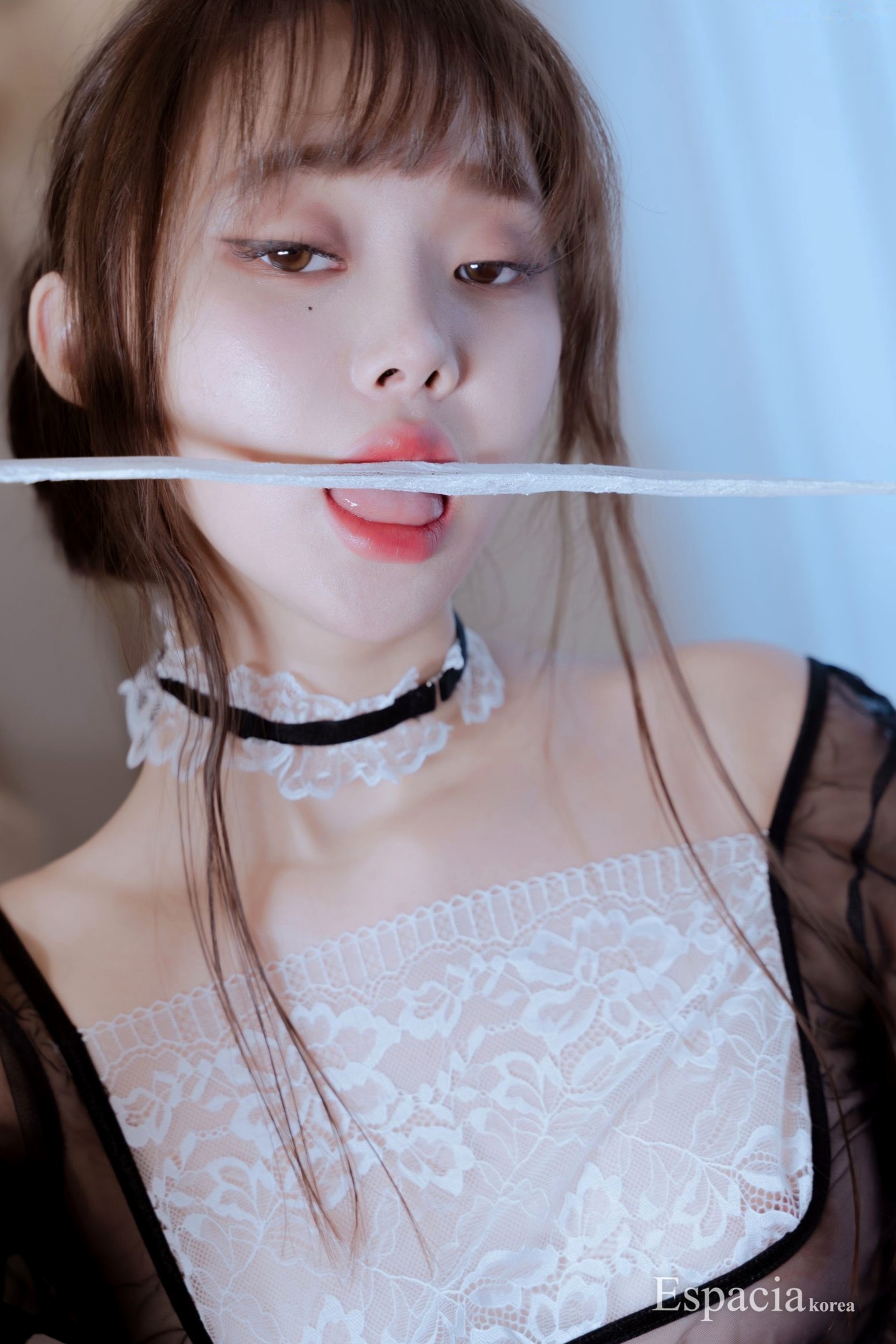 Gallery - 韩国美女Inah楼梯间极致诱惑，透视情趣女仆装私房大尺度写真-Espacia-Korea-EHC-140韩国女仆性感诱惑私房照 女神私房照_秀色女神 - image 24