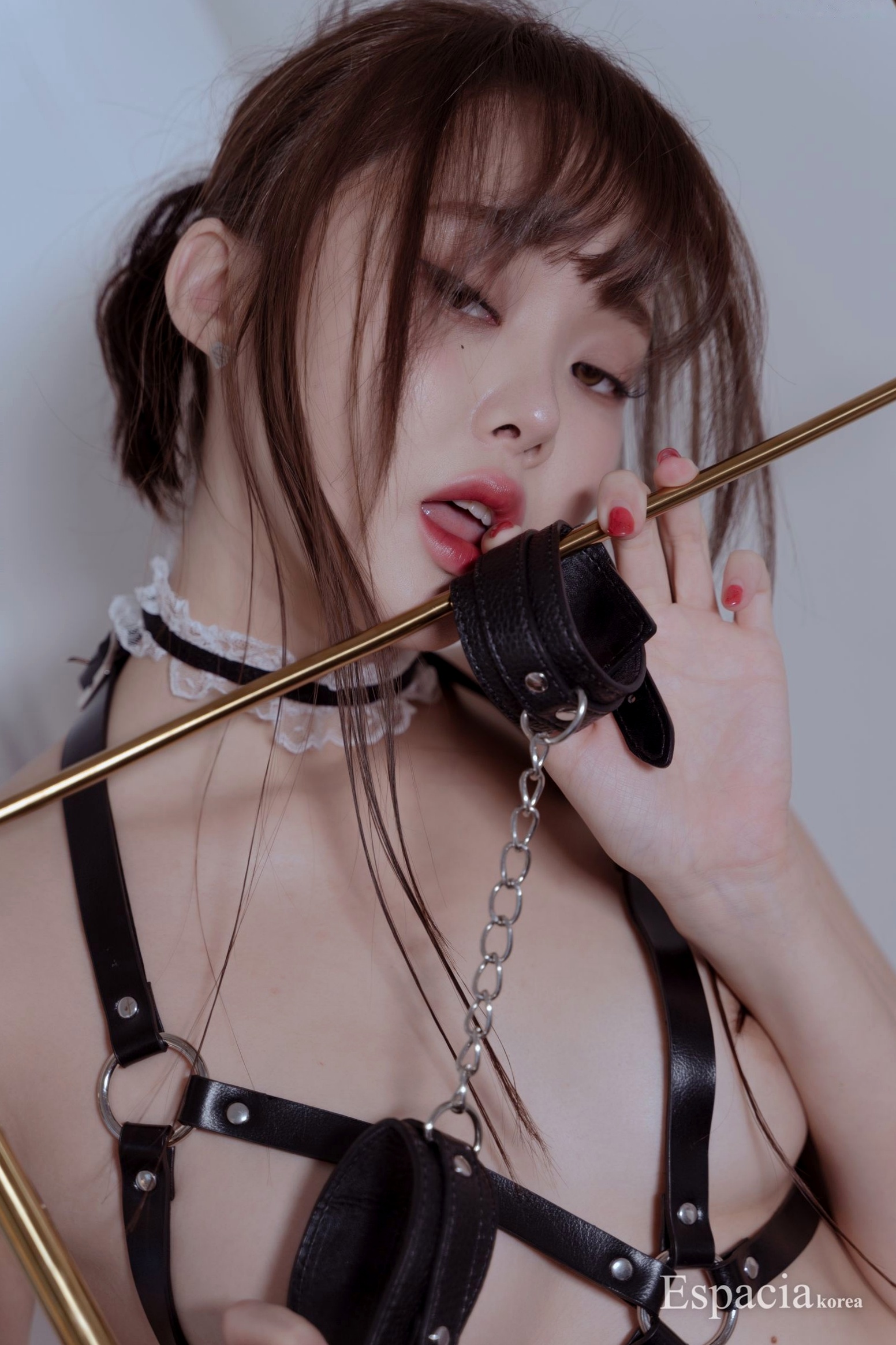 Gallery - 韩国美女Inah楼梯间极致诱惑，透视情趣女仆装私房大尺度写真-Espacia-Korea-EHC-140韩国女仆性感诱惑私房照 女神私房照_秀色女神 - image 40