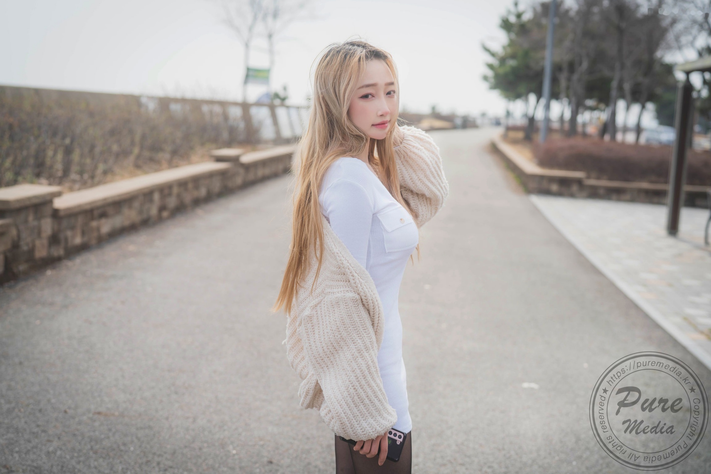 Gallery - 韩国美女Raon-极致诱惑写真-黑色蕾丝内衣与黑丝魅惑-Pure-Media-284韩国性感诱惑黑丝私房照 女神私房照_秀色女神 - image 3