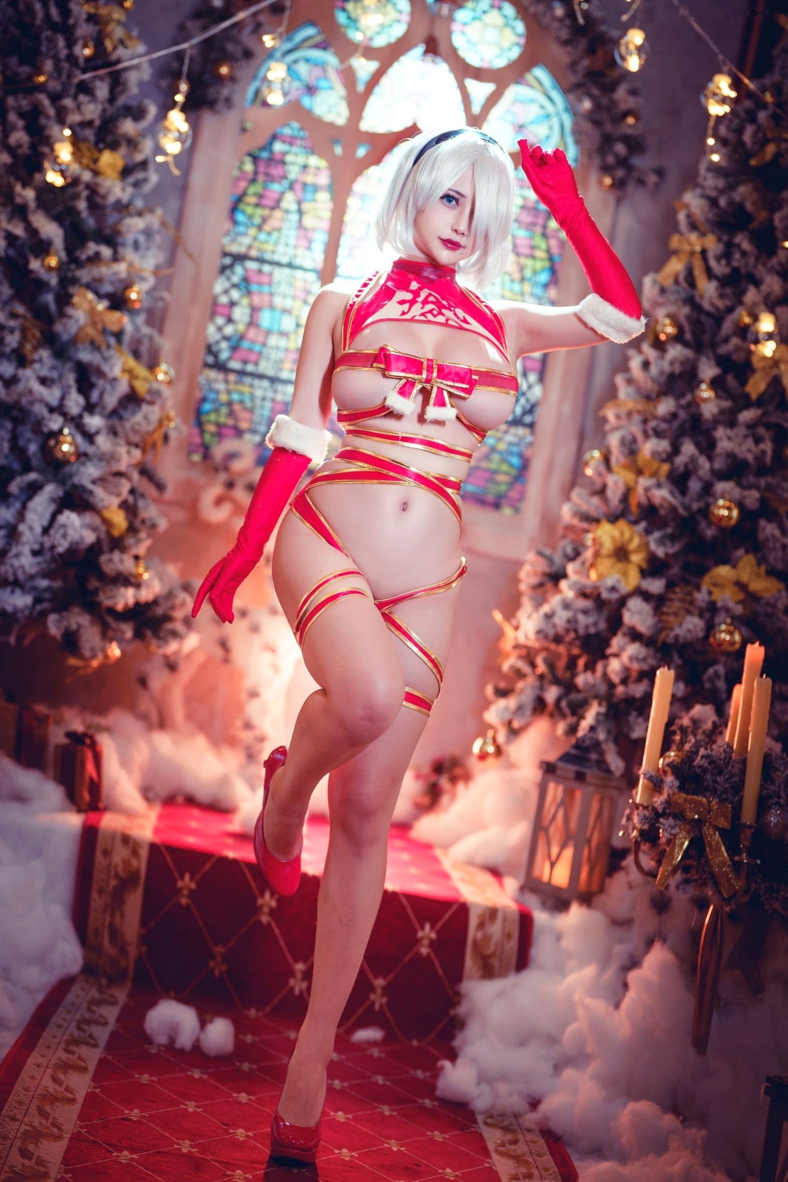 Gallery - 沖田凛花-Okita-Rinka-尼尔-机械纪元-圣诞2B角色扮演-性感私房照-大尺度诱惑写真-Xmas角色扮演性感私房照大尺度诱惑 女神私房照_秀色女神 - image 23
