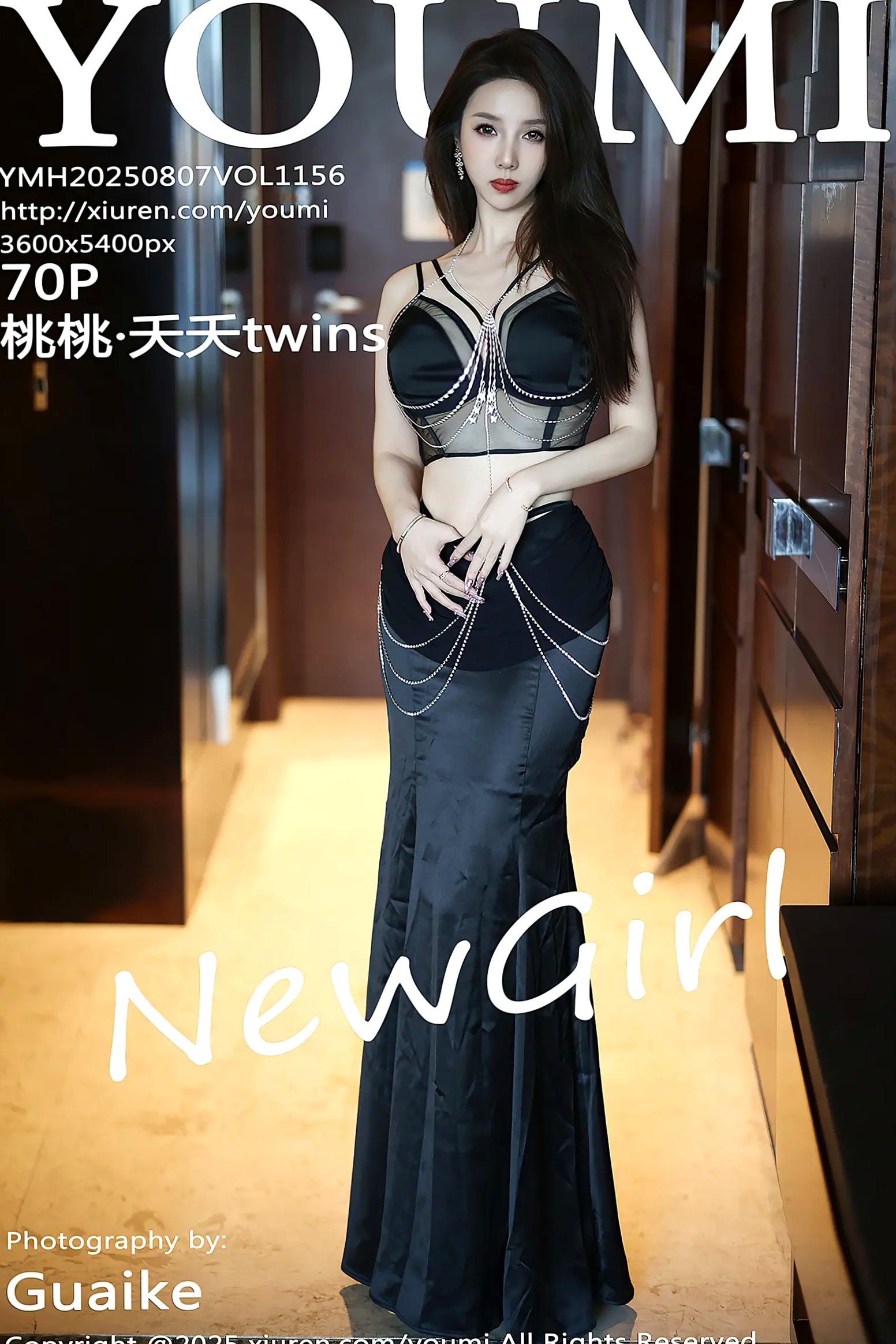 Gallery - [YouMi] 尤蜜荟 - Chiness Model  2025.08.07 Vol.1156 桃桃·夭夭twins - 浴室私房性感诱惑，金属链透视装唯美镜拍写真尤蜜荟 - Chiness Model 性感诱惑浴室私房照 女神私房照_秀色女神 - image 69