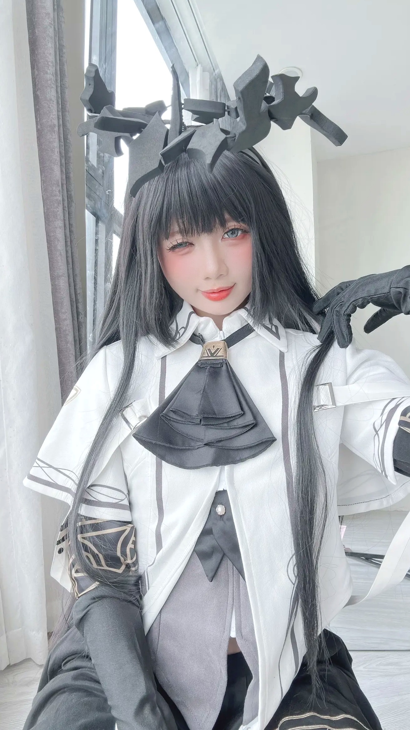 Gallery - PoppaChan Virtuosa角色扮演私房写真，极品黑白制服诱惑，极致魅惑美图 [44P]角色扮演性感诱惑私房照 女神私房照_秀色女神 - image 1