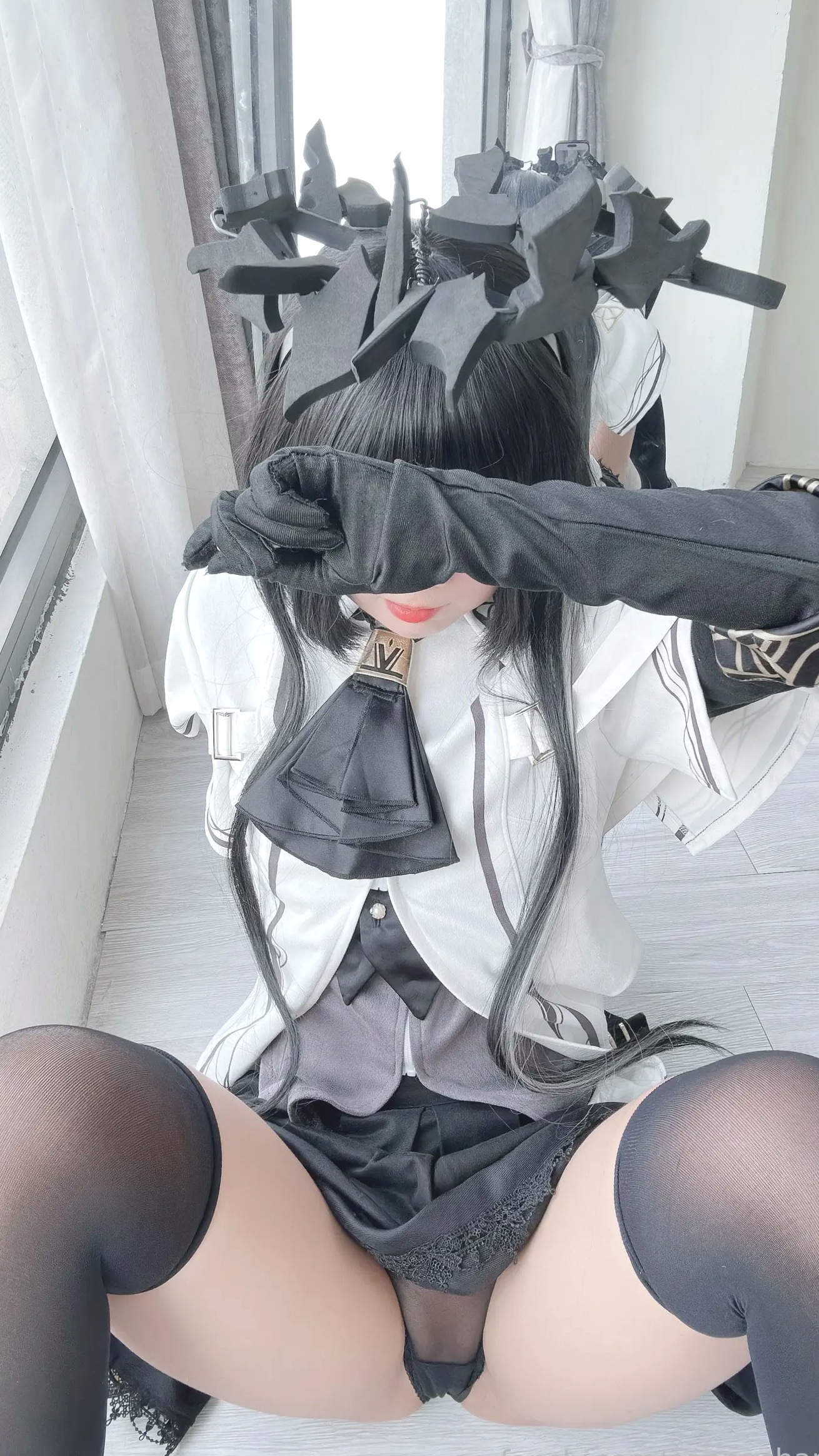 Gallery - PoppaChan Virtuosa角色扮演私房写真，极品黑白制服诱惑，极致魅惑美图 [44P]角色扮演性感诱惑私房照 女神私房照_秀色女神 - image 8