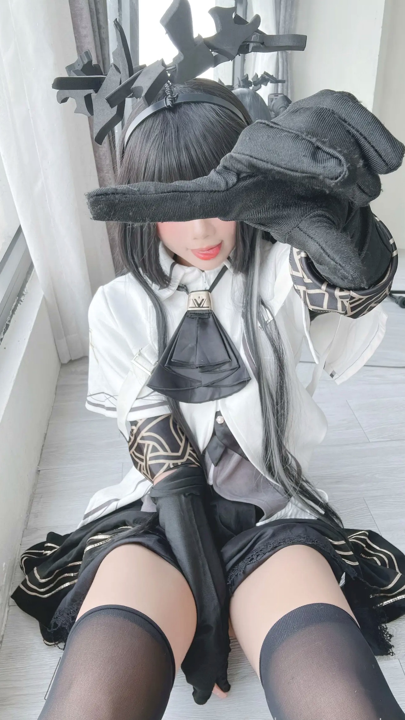 Gallery - PoppaChan Virtuosa角色扮演私房写真，极品黑白制服诱惑，极致魅惑美图 [44P]角色扮演性感诱惑私房照 女神私房照_秀色女神 - image 10