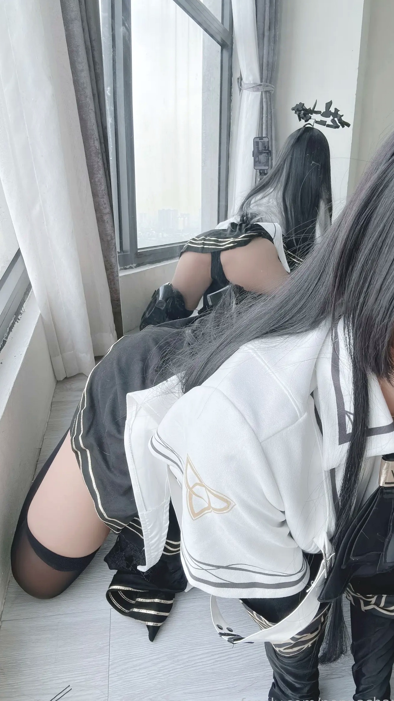 Gallery - PoppaChan Virtuosa角色扮演私房写真，极品黑白制服诱惑，极致魅惑美图 [44P]角色扮演性感诱惑私房照 女神私房照_秀色女神 - image 11