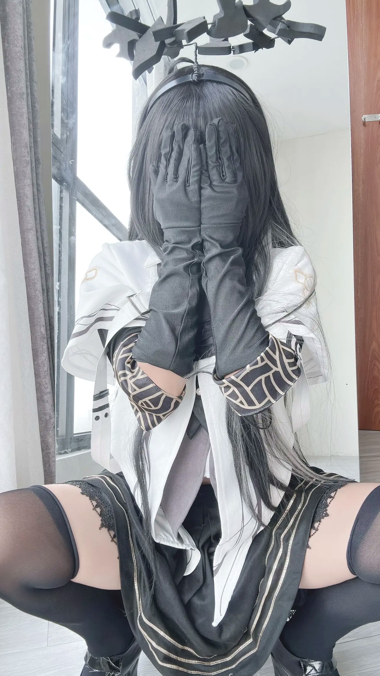 Gallery - PoppaChan Virtuosa角色扮演私房写真，极品黑白制服诱惑，极致魅惑美图 [44P]角色扮演性感诱惑私房照 女神私房照_秀色女神 - image 12