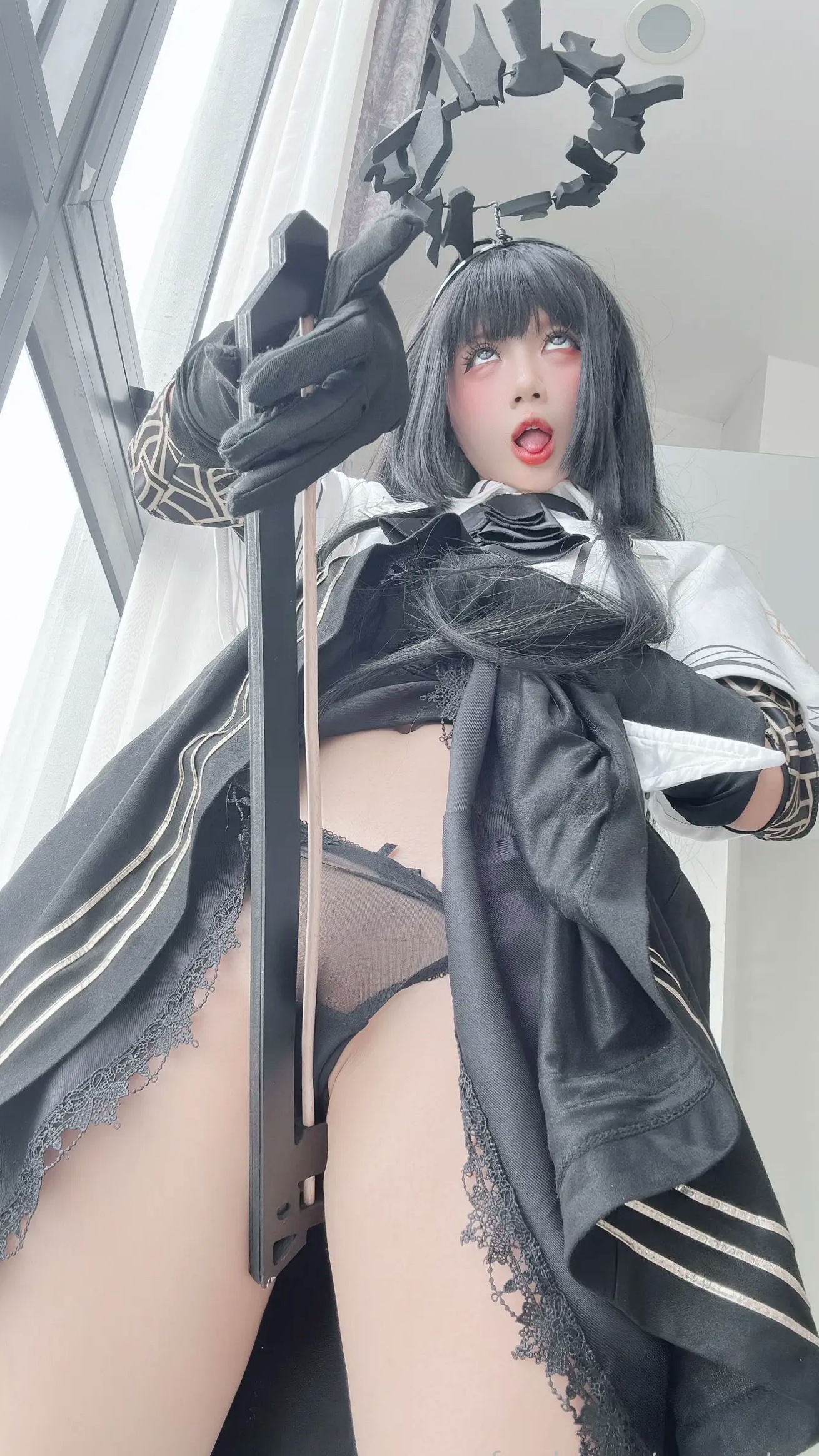 Gallery - PoppaChan Virtuosa角色扮演私房写真，极品黑白制服诱惑，极致魅惑美图 [44P]角色扮演性感诱惑私房照 女神私房照_秀色女神 - image 25