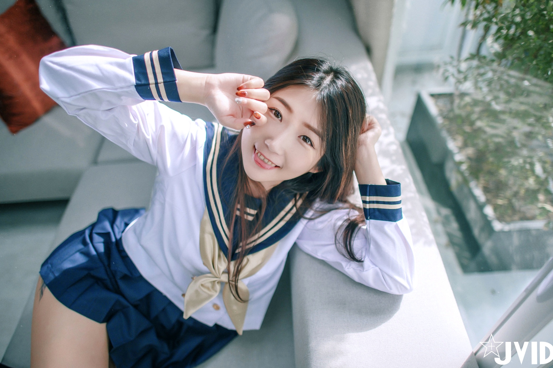 Gallery - JVID-肉包Mini-放课后的特殊打工服务-甜美卧室私房-蕾丝内衣过膝袜诱惑-2022.06.06JVID童颜巨乳私房照性感诱惑内衣 女神私房照_秀色女神 - image 2