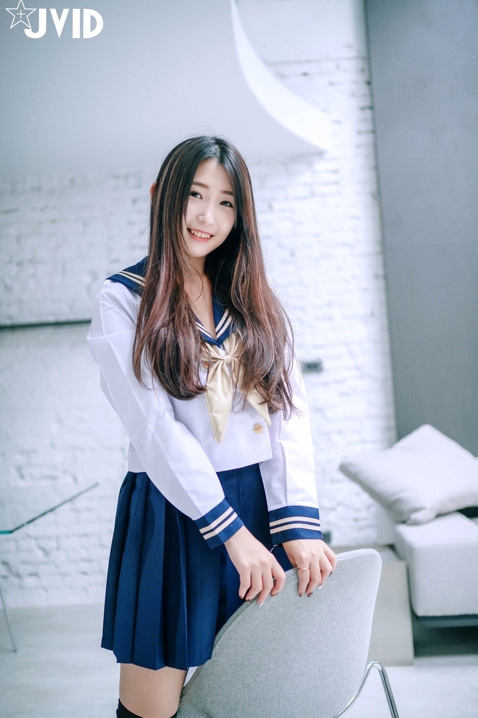 Gallery - JVID-肉包Mini-放课后的特殊打工服务-甜美卧室私房-蕾丝内衣过膝袜诱惑-2022.06.06JVID童颜巨乳私房照性感诱惑内衣 女神私房照_秀色女神 - image 11