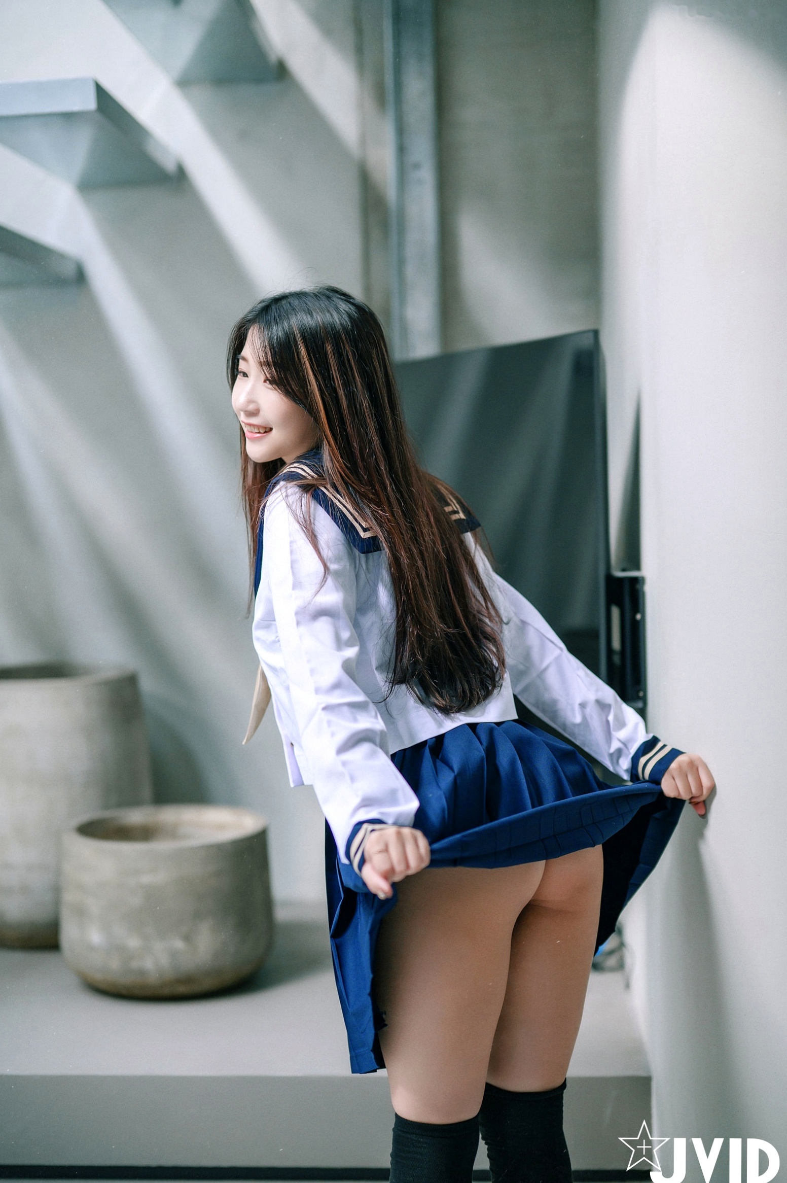 Gallery - JVID-肉包Mini-放课后的特殊打工服务-甜美卧室私房-蕾丝内衣过膝袜诱惑-2022.06.06JVID童颜巨乳私房照性感诱惑内衣 女神私房照_秀色女神 - image 30