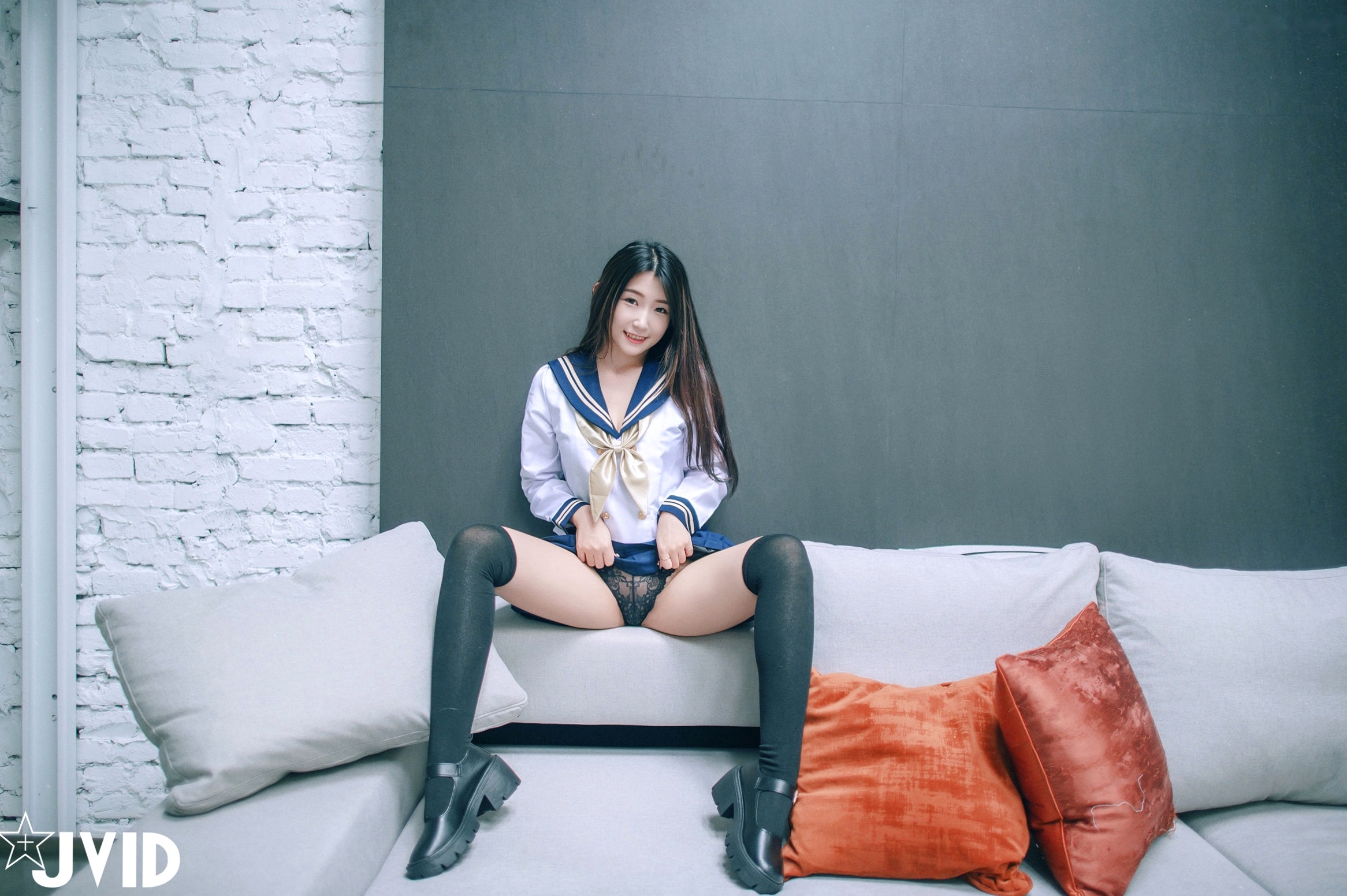Gallery - JVID-肉包Mini-放课后的特殊打工服务-甜美卧室私房-蕾丝内衣过膝袜诱惑-2022.06.06JVID童颜巨乳私房照性感诱惑内衣 女神私房照_秀色女神 - image 40