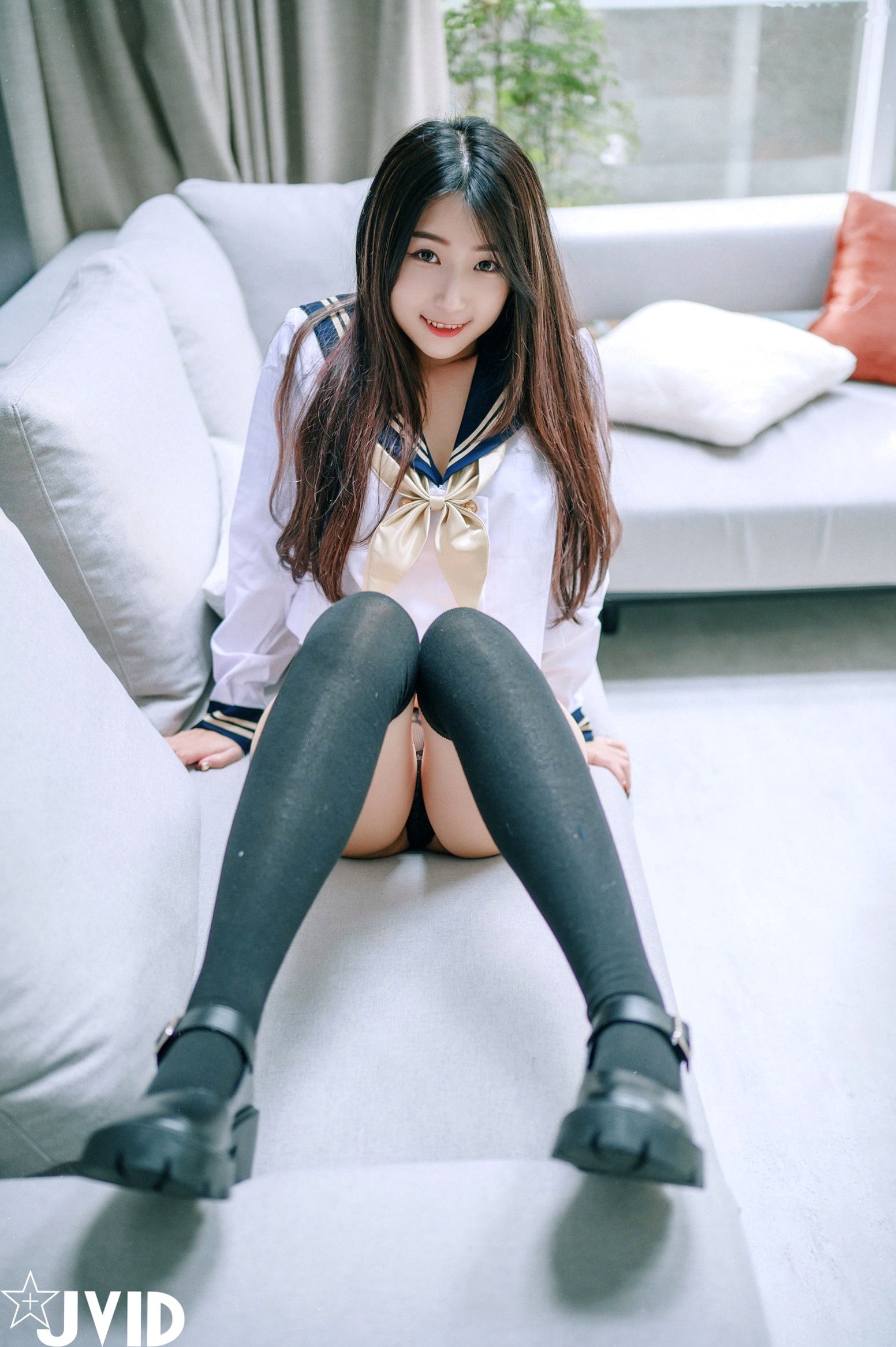 Gallery - JVID-肉包Mini-放课后的特殊打工服务-甜美卧室私房-蕾丝内衣过膝袜诱惑-2022.06.06JVID童颜巨乳私房照性感诱惑内衣 女神私房照_秀色女神 - image 43