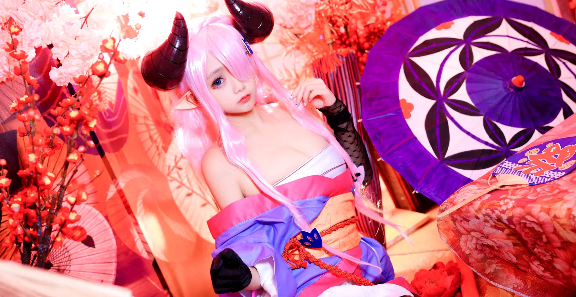 Gallery - Cosplay日奈娇 - 碧蓝幻想 娜露梅亚 唯美和风写真 [38P]角色扮演萌系萝莉和服 女神私房照_秀色女神 - image 5