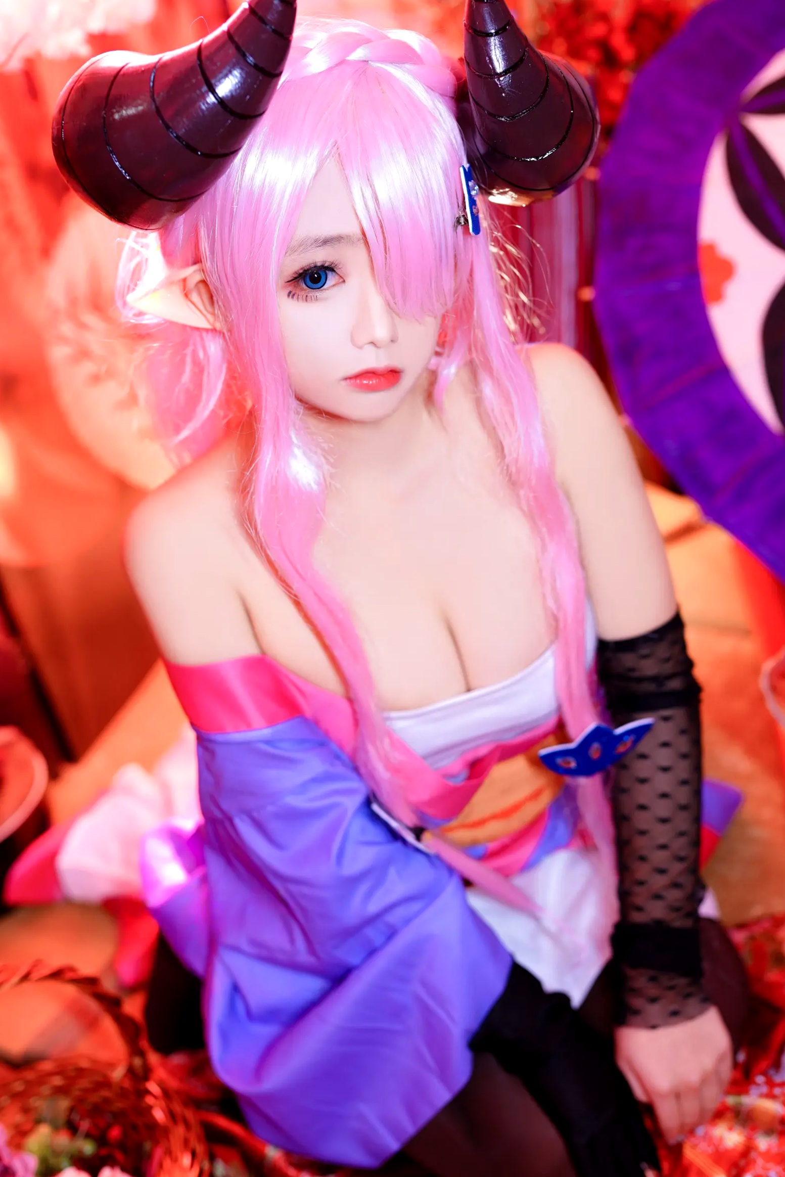 Gallery - Cosplay日奈娇 - 碧蓝幻想 娜露梅亚 唯美和风写真 [38P]角色扮演萌系萝莉和服 女神私房照_秀色女神 - image 9