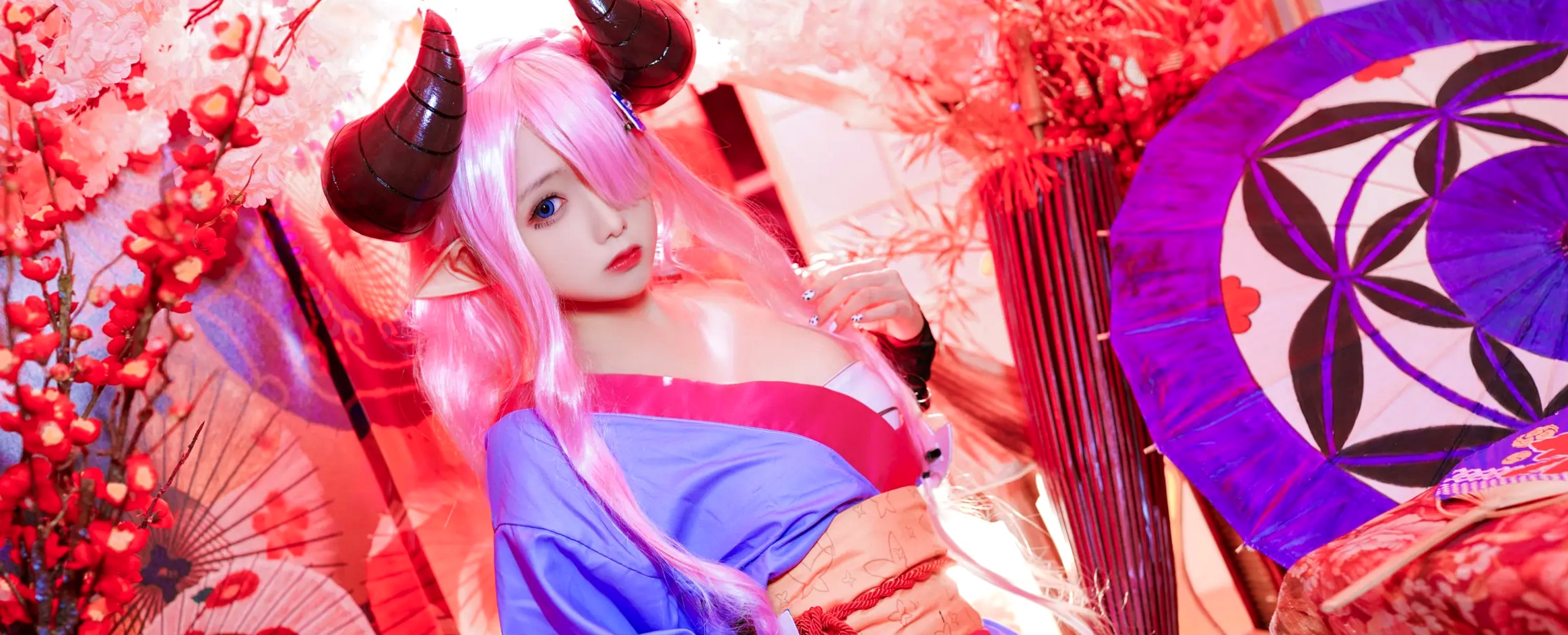 Gallery - Cosplay日奈娇 - 碧蓝幻想 娜露梅亚 唯美和风写真 [38P]角色扮演萌系萝莉和服 女神私房照_秀色女神 - image 11