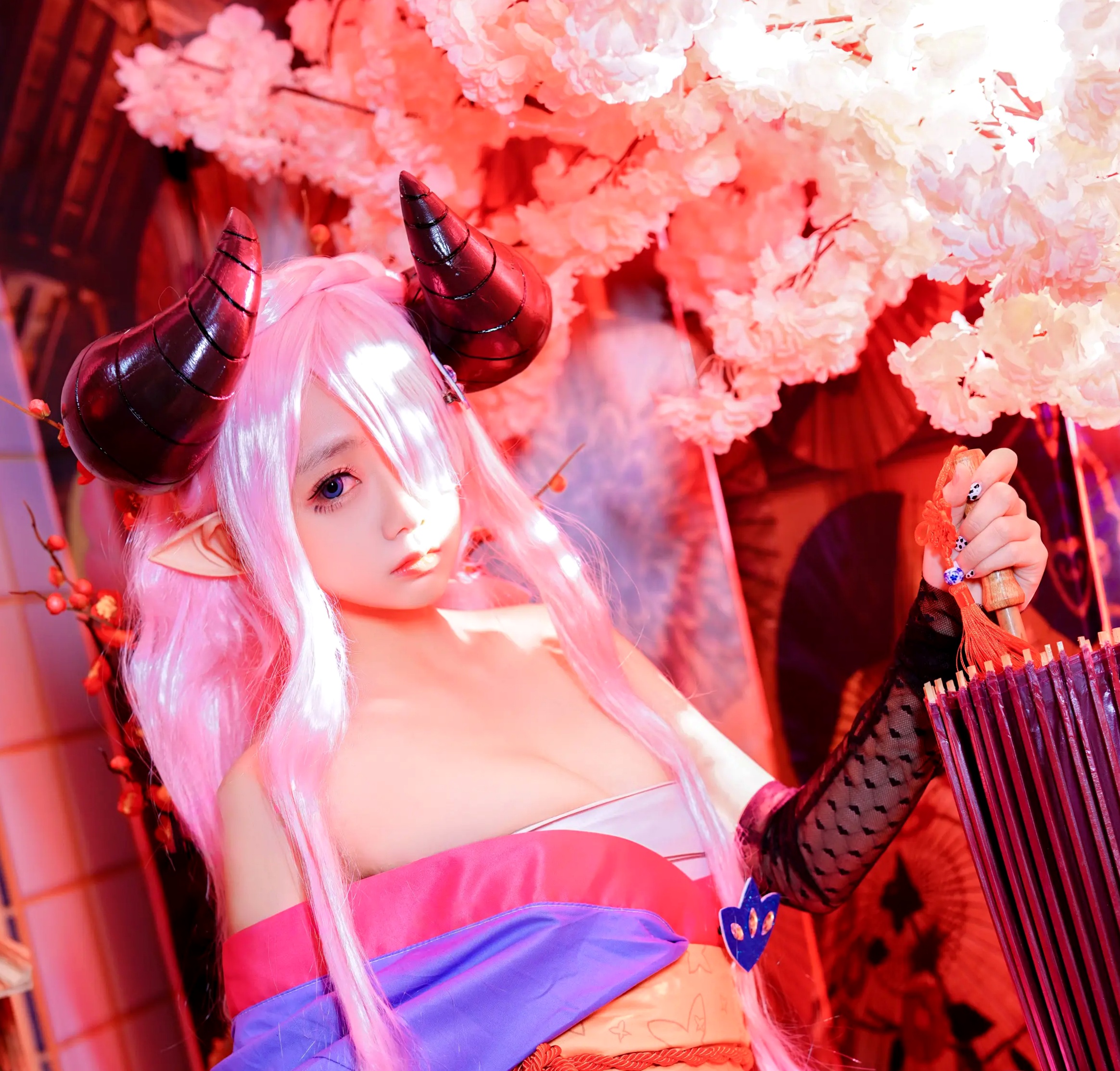 Gallery - Cosplay日奈娇 - 碧蓝幻想 娜露梅亚 唯美和风写真 [38P]角色扮演萌系萝莉和服 女神私房照_秀色女神 - image 18