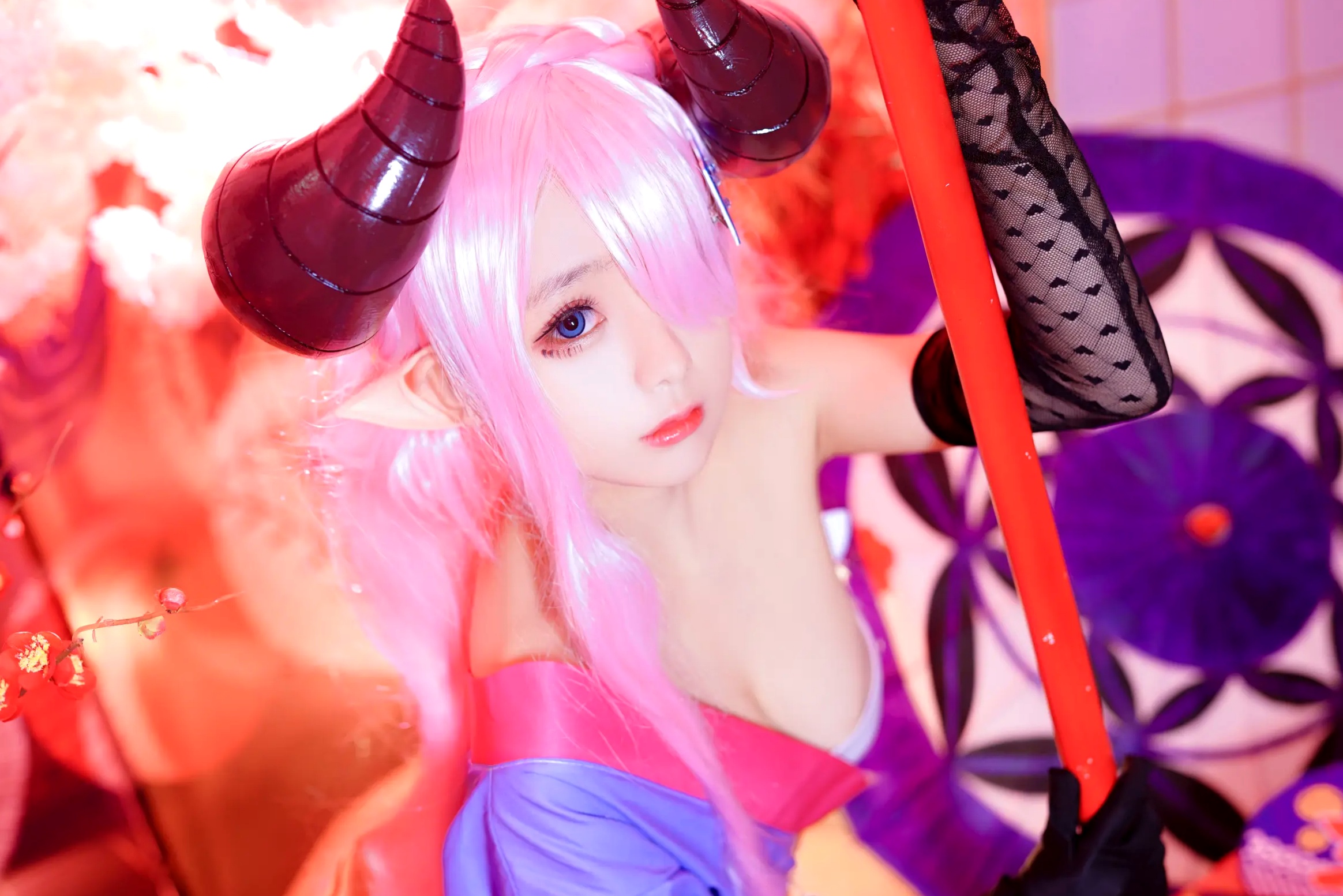 Gallery - Cosplay日奈娇 - 碧蓝幻想 娜露梅亚 唯美和风写真 [38P]角色扮演萌系萝莉和服 女神私房照_秀色女神 - image 33