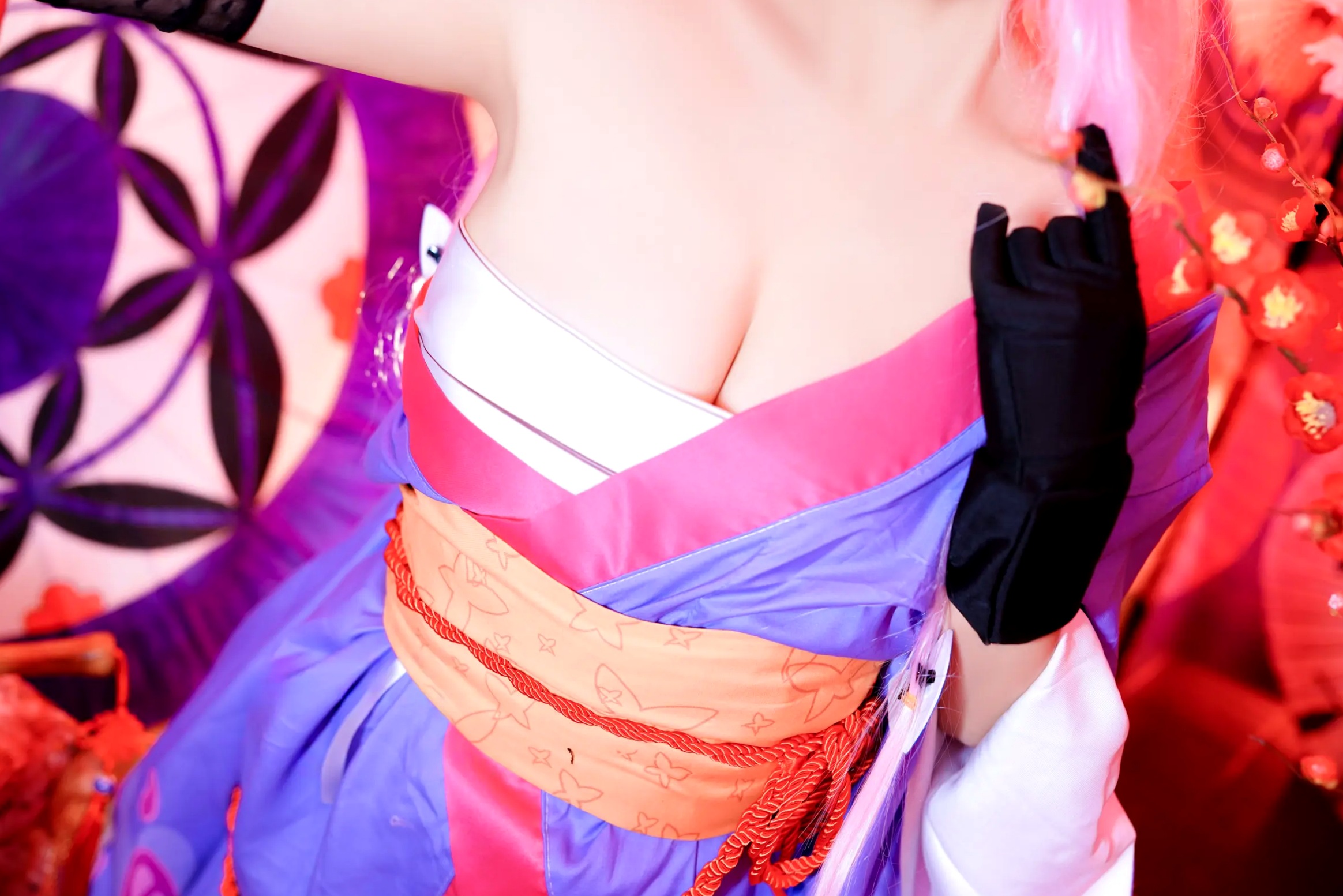 Gallery - Cosplay日奈娇 - 碧蓝幻想 娜露梅亚 唯美和风写真 [38P]角色扮演萌系萝莉和服 女神私房照_秀色女神 - image 34