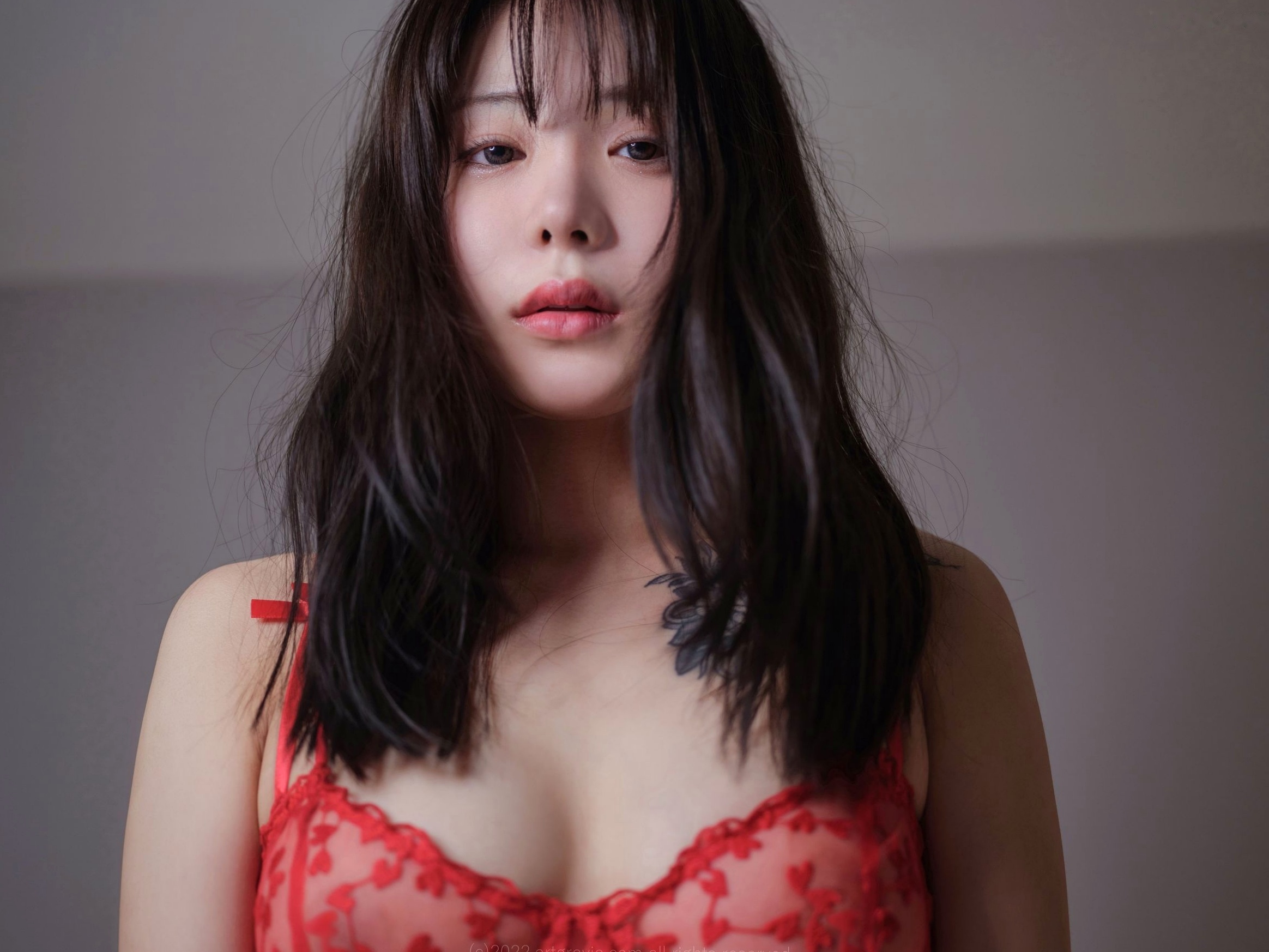 Gallery - 韩国美女Wuyo私房照：ArtGravia-393期，红粉蕾丝诱惑，湿身手铐视觉大片性感诱惑湿身韩国私房照 女神私房照_秀色女神 - image 73