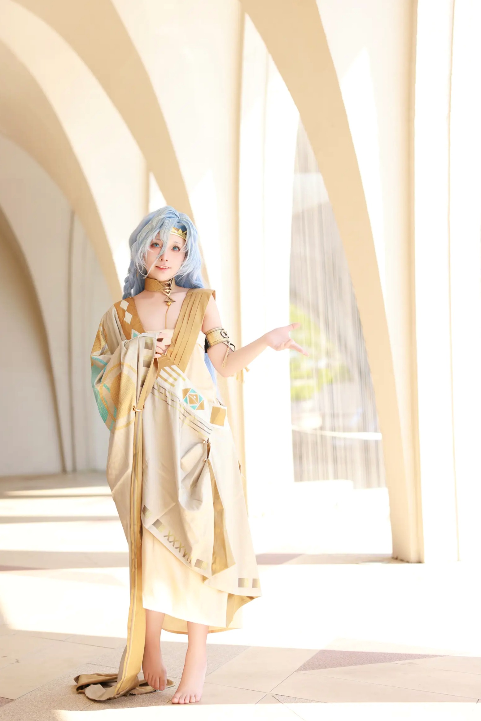 Gallery - G44不会受伤丨重返未来1999 37角色绝美Cosplay丨治愈系海边沙滩外拍唯美写真 [35P]角色扮演治愈系户外气质 女神私房照_秀色女神 - image 2