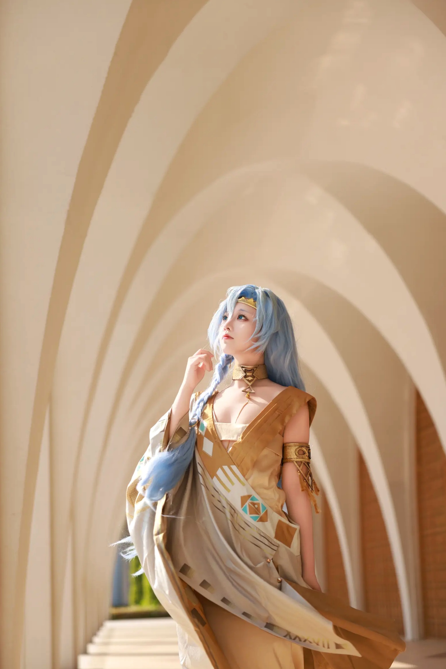 Gallery - G44不会受伤丨重返未来1999 37角色绝美Cosplay丨治愈系海边沙滩外拍唯美写真 [35P]角色扮演治愈系户外气质 女神私房照_秀色女神 - image 6