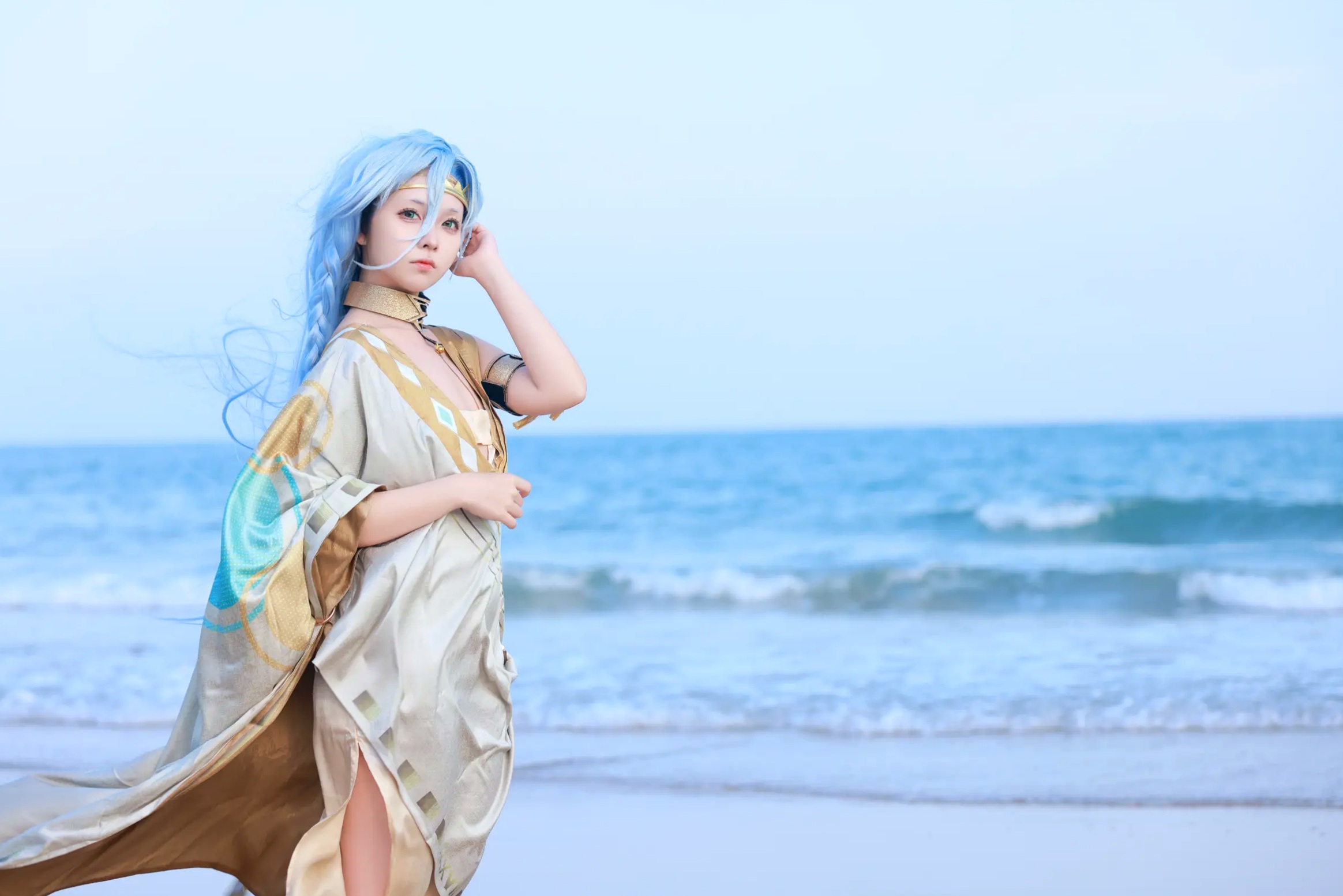 Gallery - G44不会受伤丨重返未来1999 37角色绝美Cosplay丨治愈系海边沙滩外拍唯美写真 [35P]角色扮演治愈系户外气质 女神私房照_秀色女神 - image 18