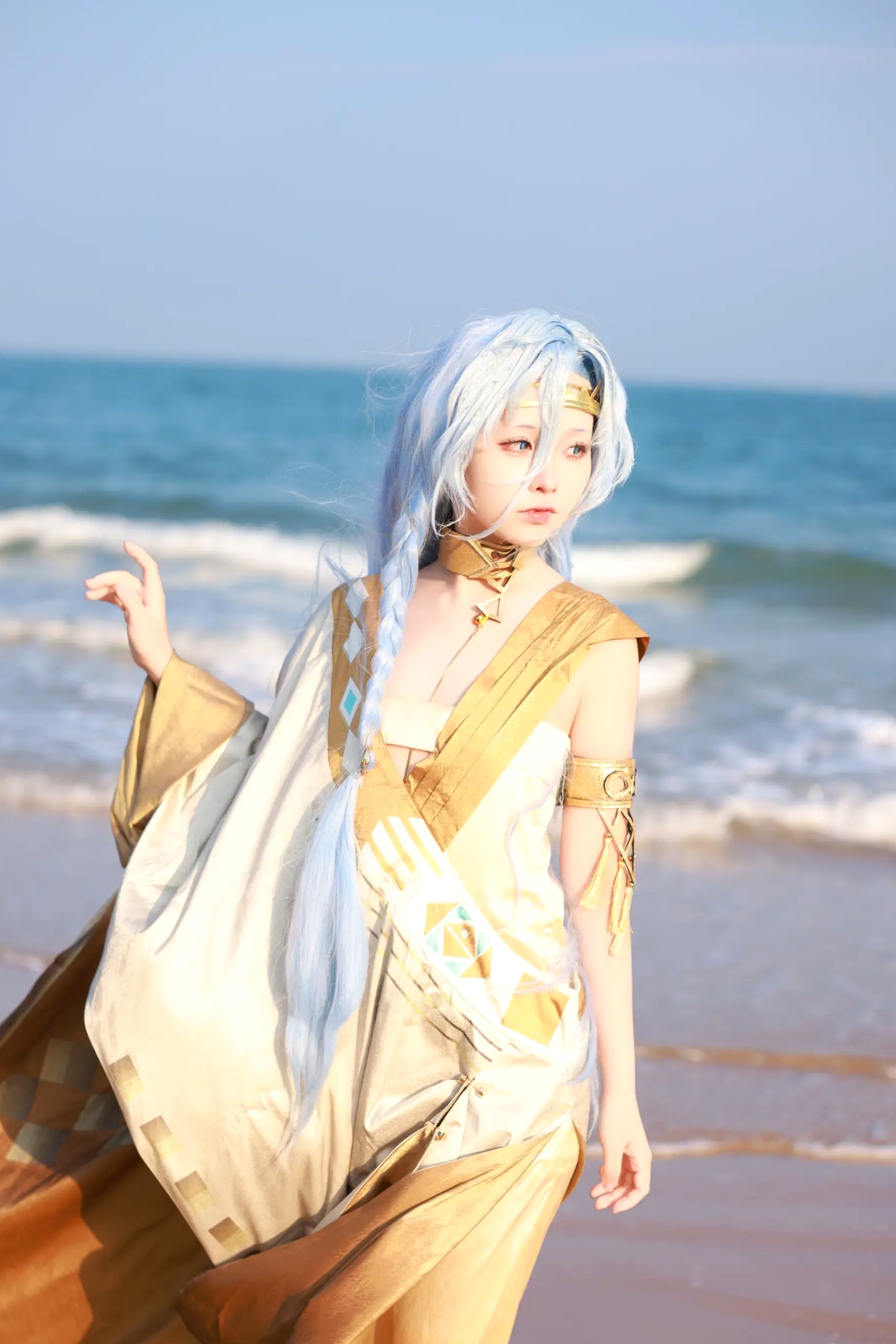 Gallery - G44不会受伤丨重返未来1999 37角色绝美Cosplay丨治愈系海边沙滩外拍唯美写真 [35P]角色扮演治愈系户外气质 女神私房照_秀色女神 - image 23