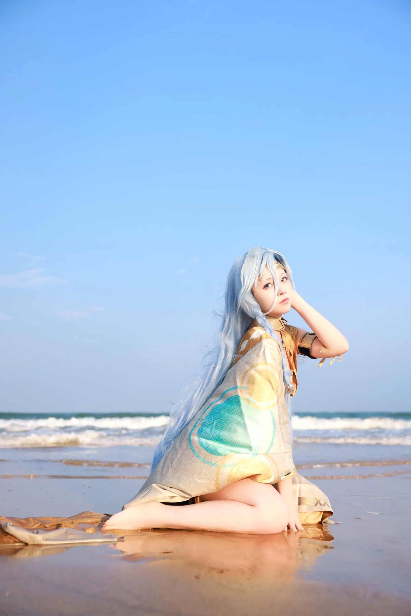 Gallery - G44不会受伤丨重返未来1999 37角色绝美Cosplay丨治愈系海边沙滩外拍唯美写真 [35P]角色扮演治愈系户外气质 女神私房照_秀色女神 - image 25