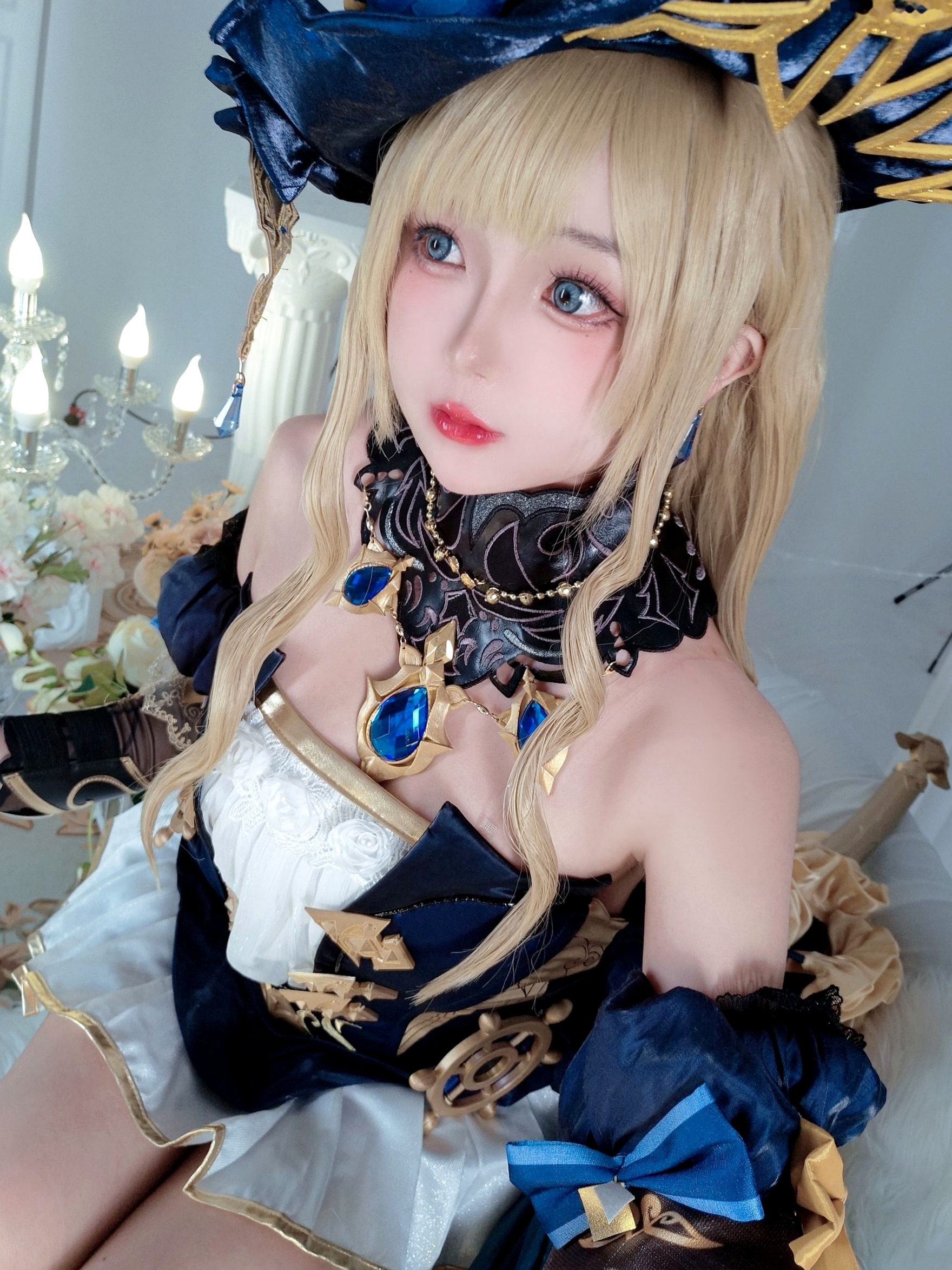 Gallery - 日奈娇《原神》娜维娅Cosplay精品写真，华丽礼服与私房性感视觉盛宴，角色还原与身材福利完美结合角色扮演童颜巨乳诱惑性感私房照 女神私房照_秀色女神 - image 62