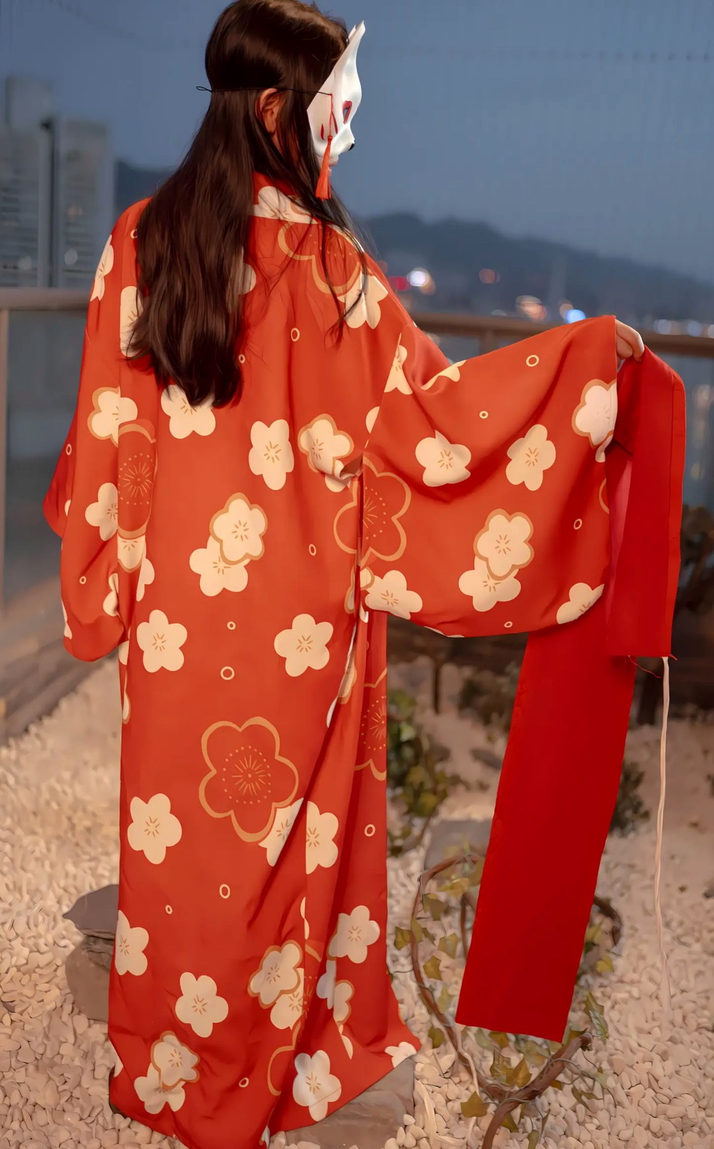 Gallery - Bangni邦尼和服束缚写真：日式狐狸面具下的神秘诱惑，唯美与风情并存[93P]和服私房照性感角色扮演诱惑 女神私房照_秀色女神 - image 5