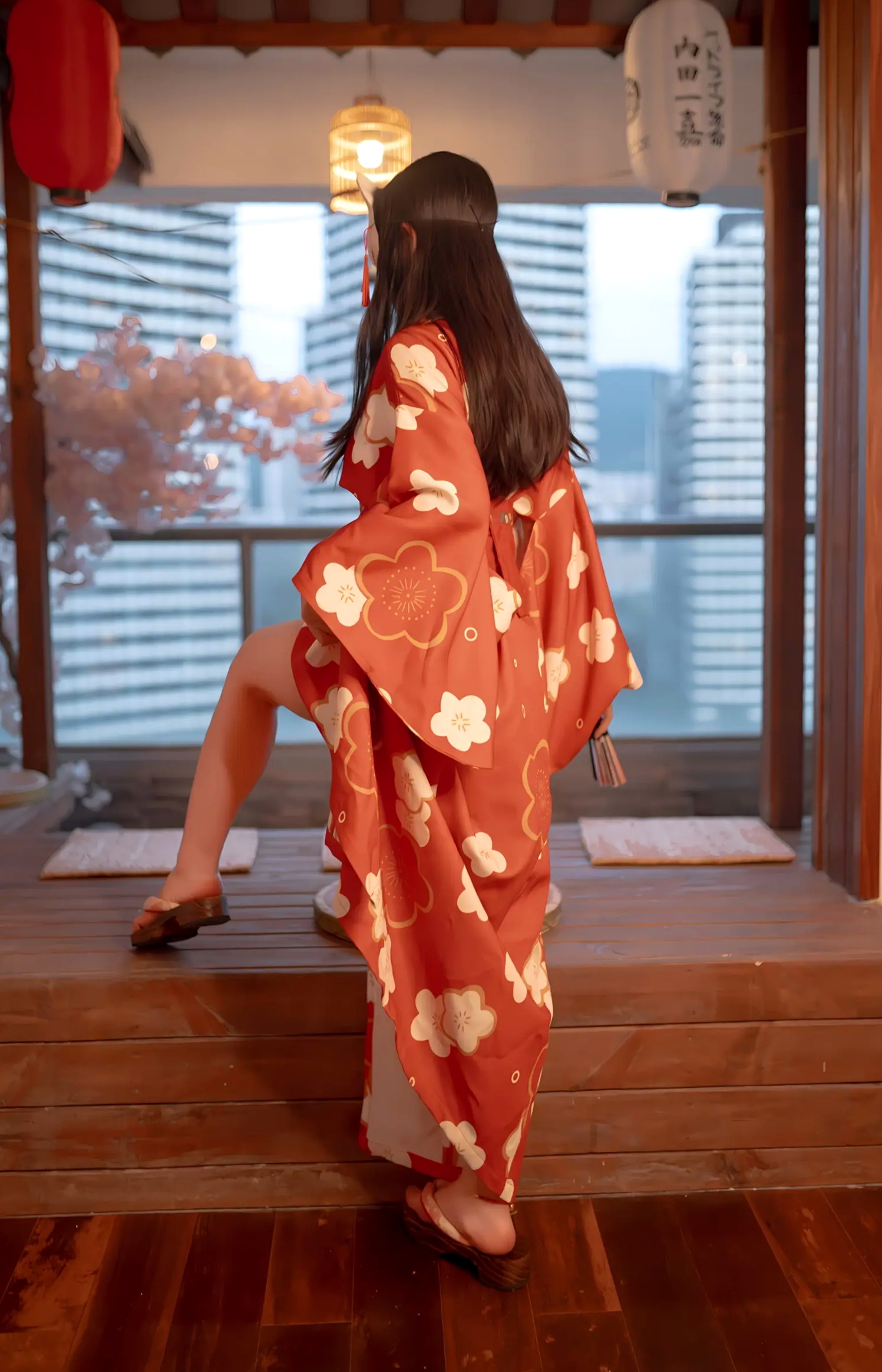 Gallery - Bangni邦尼和服束缚写真：日式狐狸面具下的神秘诱惑，唯美与风情并存[93P]和服私房照性感角色扮演诱惑 女神私房照_秀色女神 - image 14