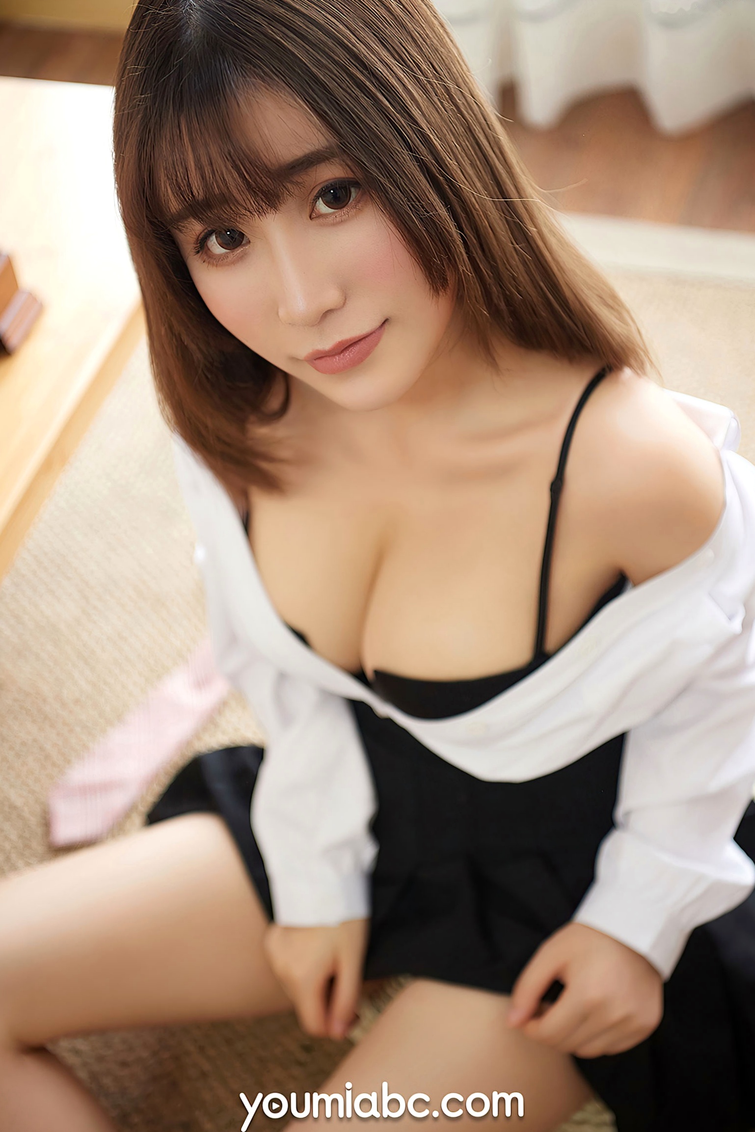 Gallery - YouMi尤蜜：绯月樱Cherry私房写真，清纯学生妹制服诱惑，极致美腿与白嫩肌肤，无圣光尺度大，尽显灵动撩人风采尤蜜荟 - Chiness Model 制服校服诱惑白嫩性感 女神私房照_秀色女神 - image 29