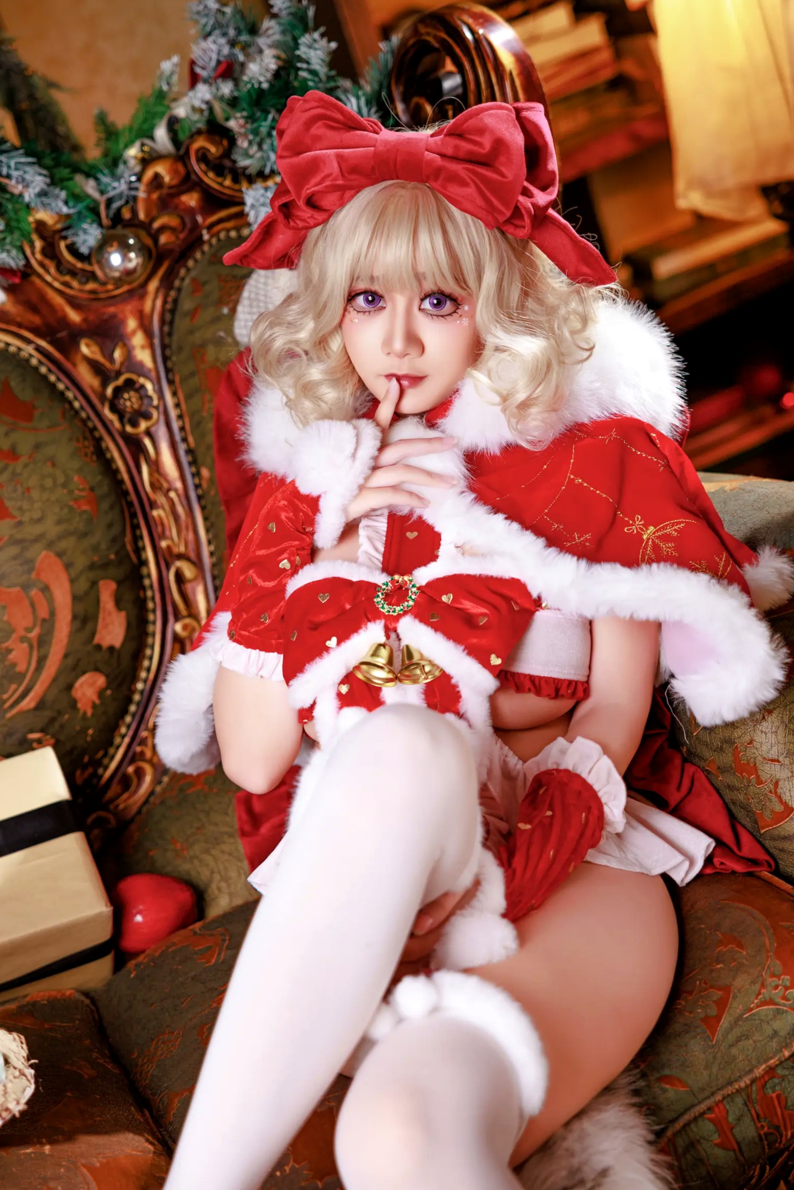 Gallery - 阿雪雪 - 圣诞雪精灵 [97P] 女神私房照_秀色女神 - image 61