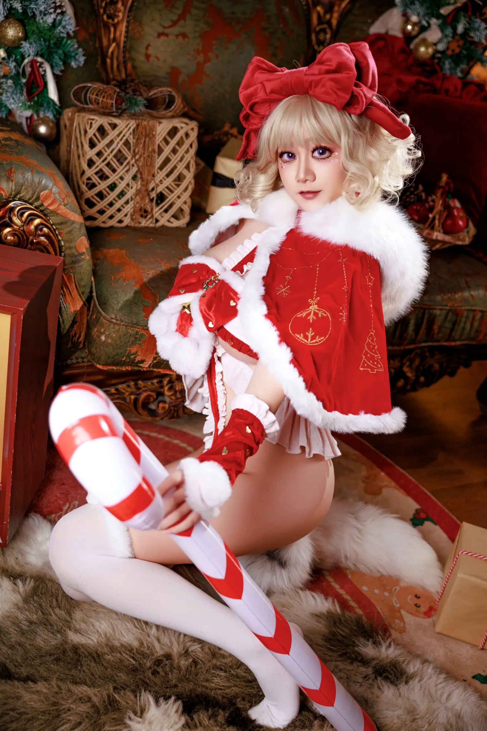 Gallery - 阿雪雪 - 圣诞雪精灵 [97P] 女神私房照_秀色女神 - image 80