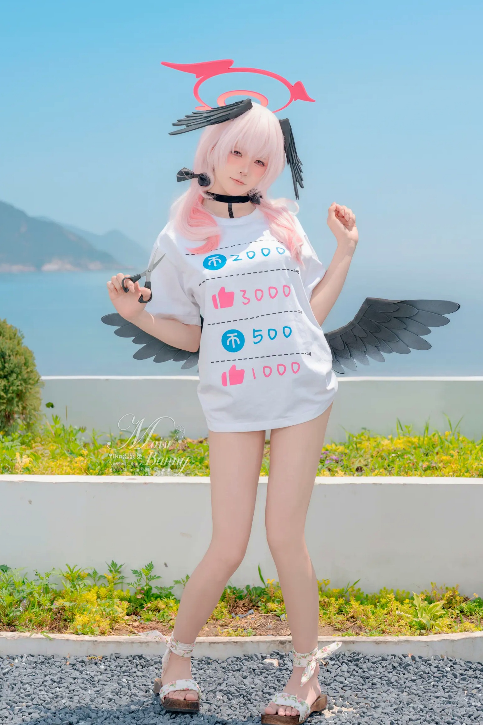 Gallery - 咬一口兔娘 - 下江小春 泳装COSPLAY，清纯治愈系天使在泳池边，极致诱惑的二次元角色扮演大尺度私房照 [95P]角色扮演萌系治愈系泳池私房照 女神私房照_秀色女神 - image 4