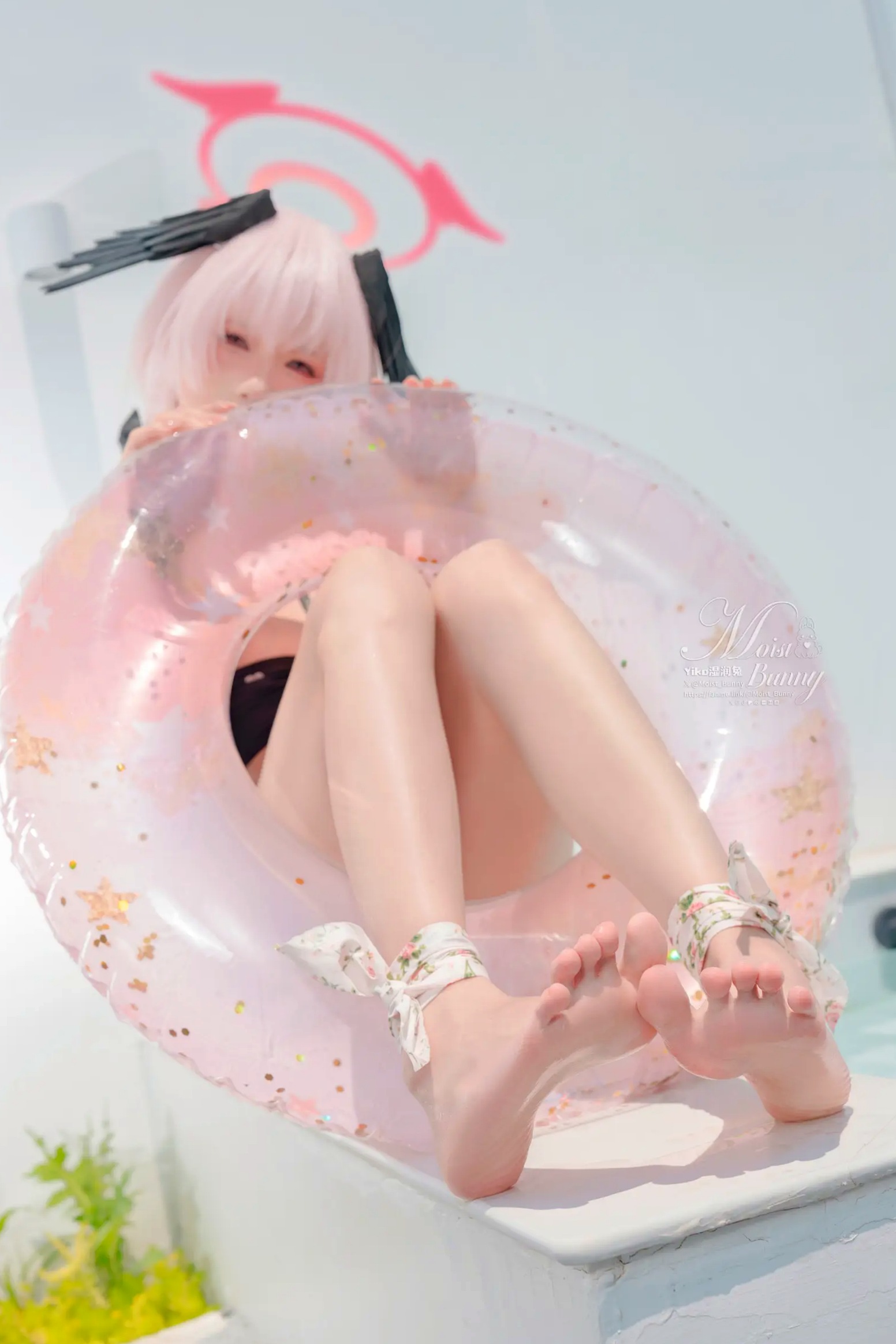 Gallery - 咬一口兔娘 - 下江小春 泳装COSPLAY，清纯治愈系天使在泳池边，极致诱惑的二次元角色扮演大尺度私房照 [95P]角色扮演萌系治愈系泳池私房照 女神私房照_秀色女神 - image 39