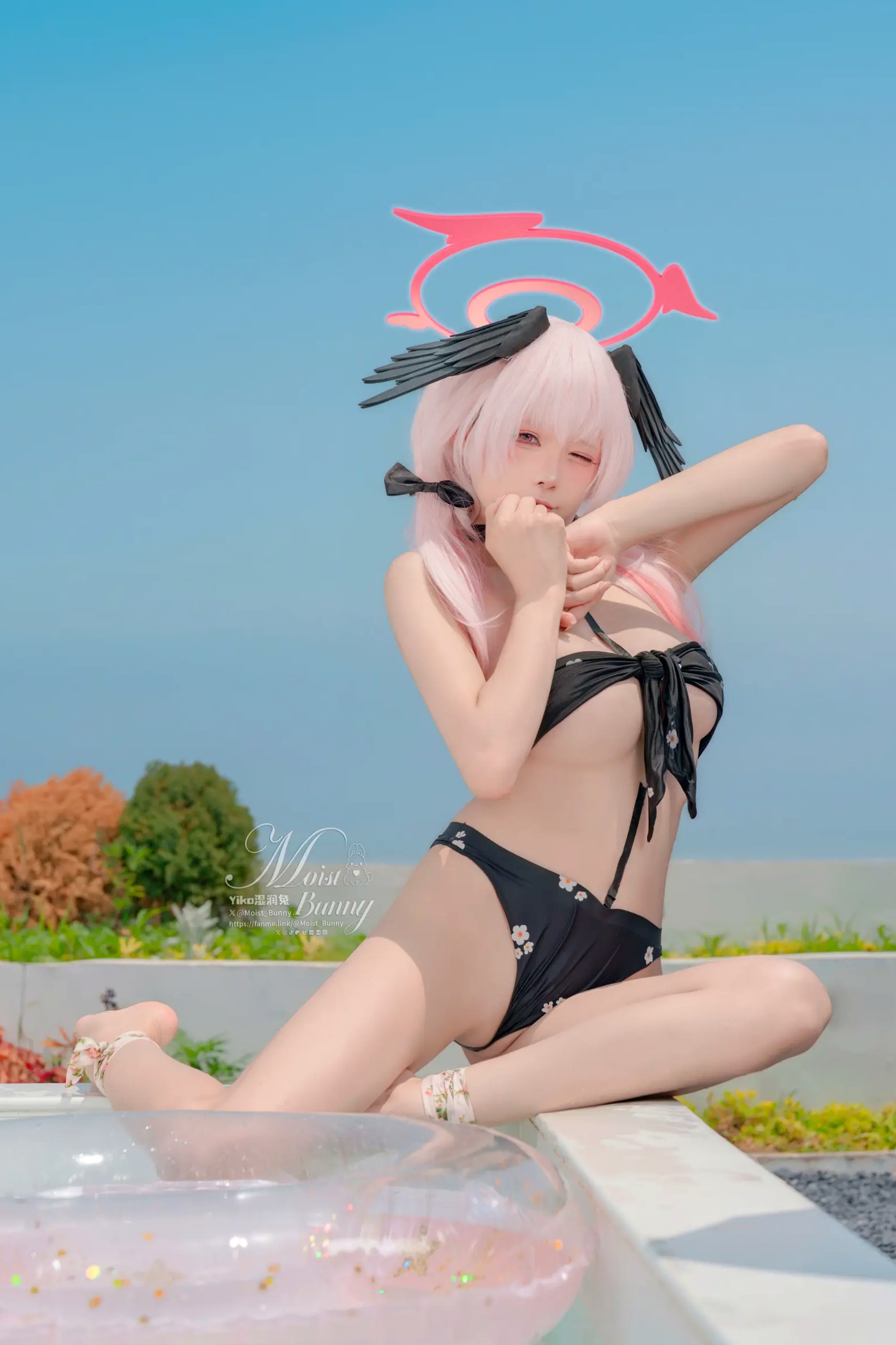 Gallery - 咬一口兔娘 - 下江小春 泳装COSPLAY，清纯治愈系天使在泳池边，极致诱惑的二次元角色扮演大尺度私房照 [95P]角色扮演萌系治愈系泳池私房照 女神私房照_秀色女神 - image 67