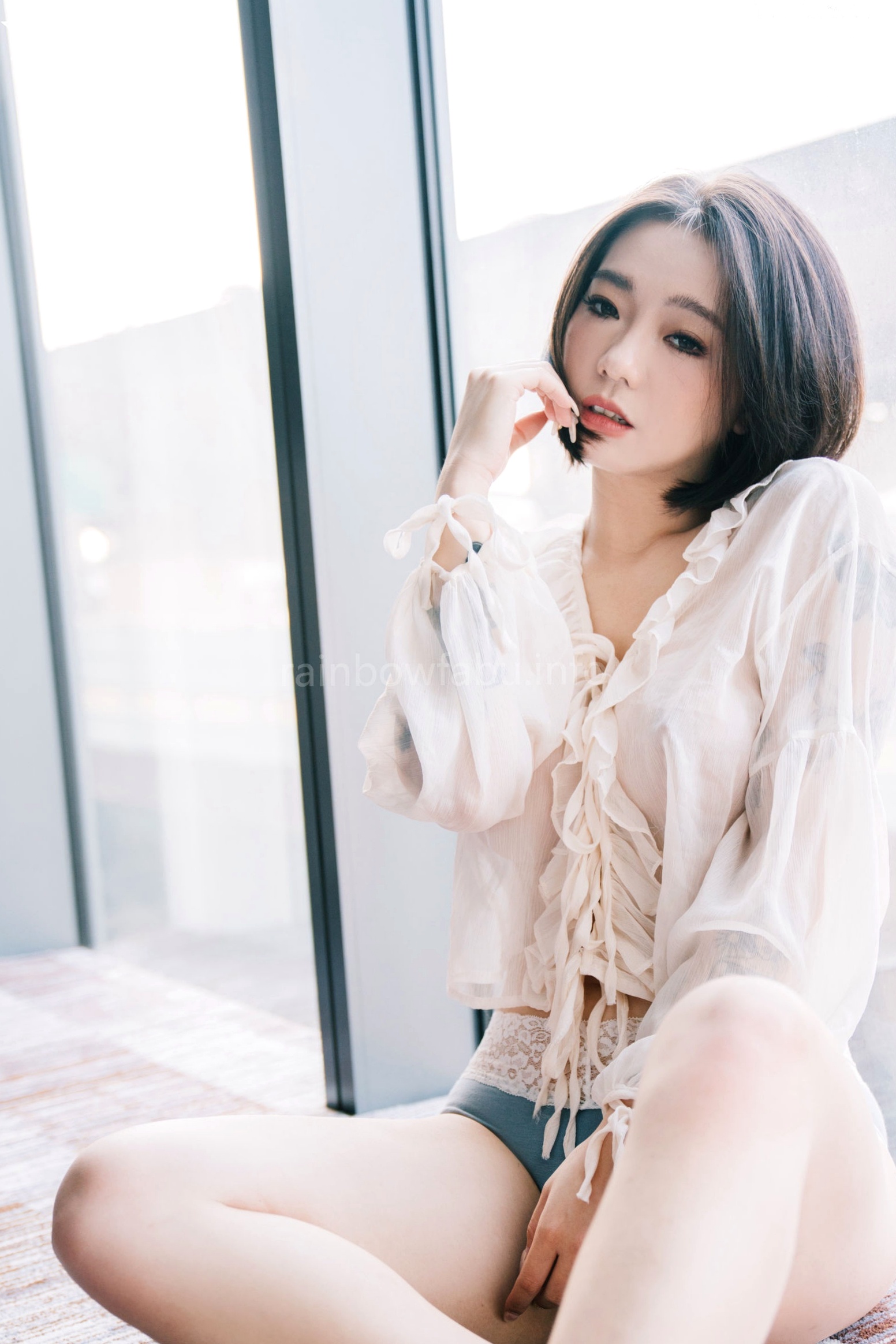 Gallery - JVID-雅捷-绝美人妻再清涩在你面前-私房照轻薄透视诱惑-2022.12.26性感诱惑私房照极品JVID 女神私房照_秀色女神 - image 6