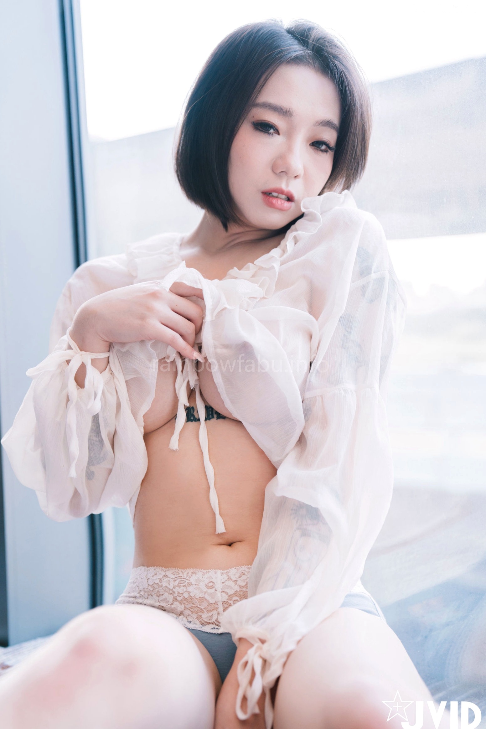 Gallery - JVID-雅捷-绝美人妻再清涩在你面前-私房照轻薄透视诱惑-2022.12.26性感诱惑私房照极品JVID 女神私房照_秀色女神 - image 9