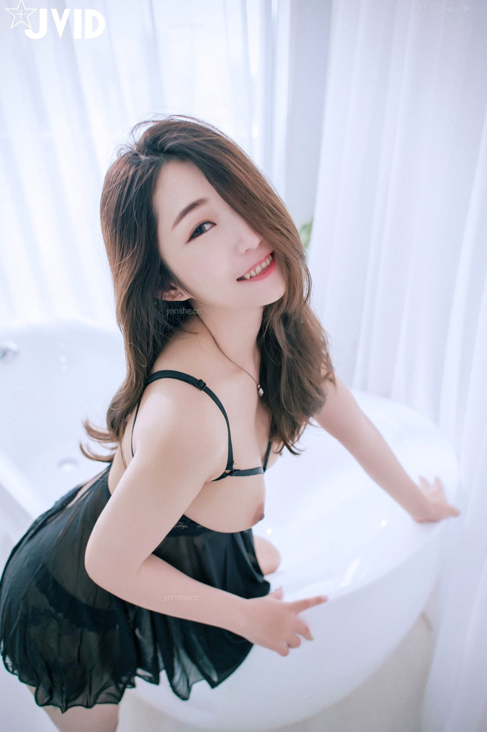 Gallery - JVID肉包Mini：透视蕾丝内衣与约束调教，可爱与诱惑交织的禁忌私房大尺度写真JVID私房照大尺度诱惑性感 女神私房照_秀色女神 - image 20
