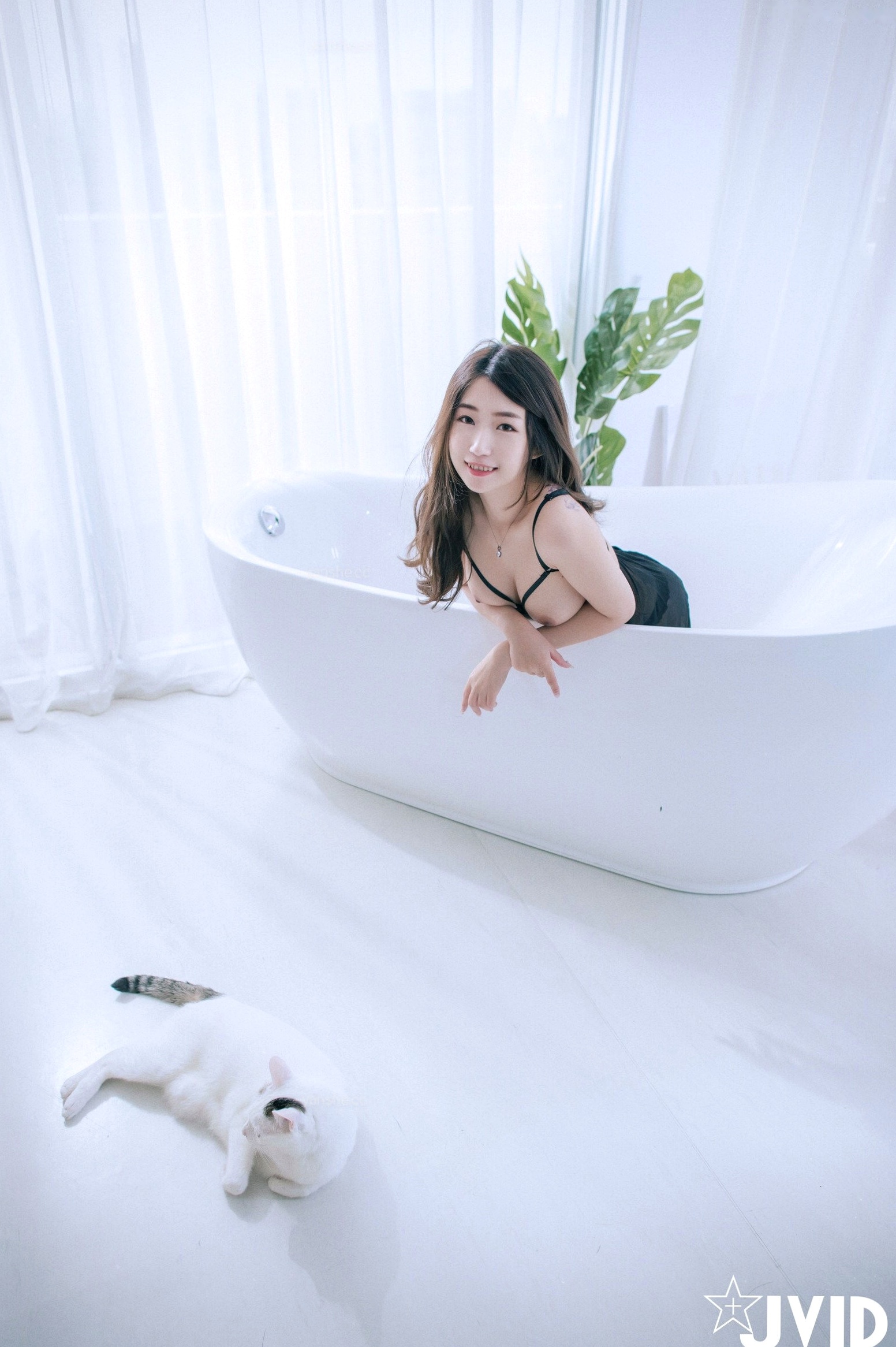 Gallery - JVID肉包Mini：透视蕾丝内衣与约束调教，可爱与诱惑交织的禁忌私房大尺度写真JVID私房照大尺度诱惑性感 女神私房照_秀色女神 - image 21