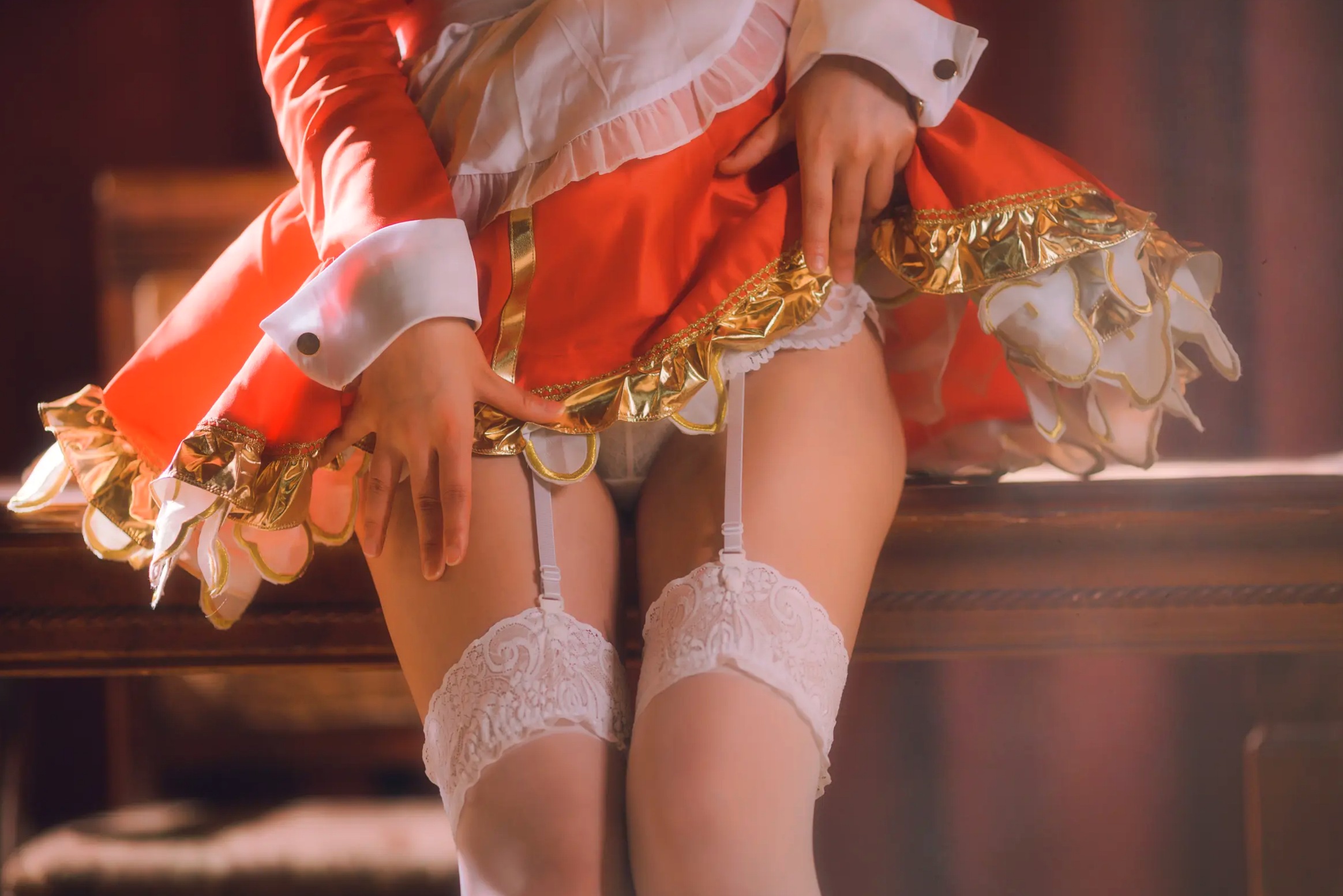 Gallery - 千反田鹿子 - 尼禄女仆cosplay美图，二次元灵动少女萌系角色扮演写真集角色扮演女仆萌系性感私房照 女神私房照_秀色女神 - image 11