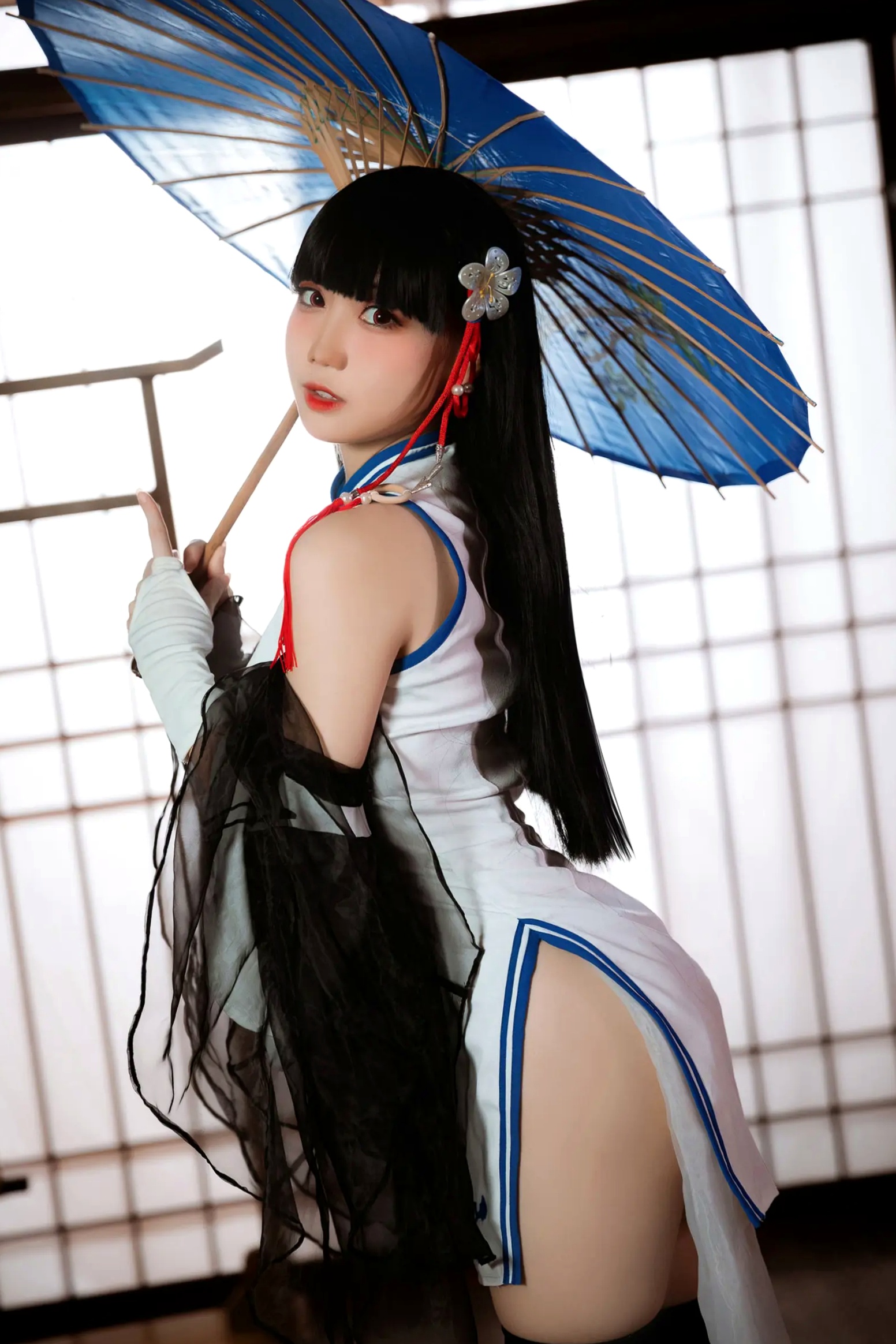 Gallery - 焖焖碳 - 碧蓝航线逸仙cosplay国风旗袍黑丝诱惑私房写真 [23P]角色扮演旗袍私房照黑丝诱惑 女神私房照_秀色女神 - image 21