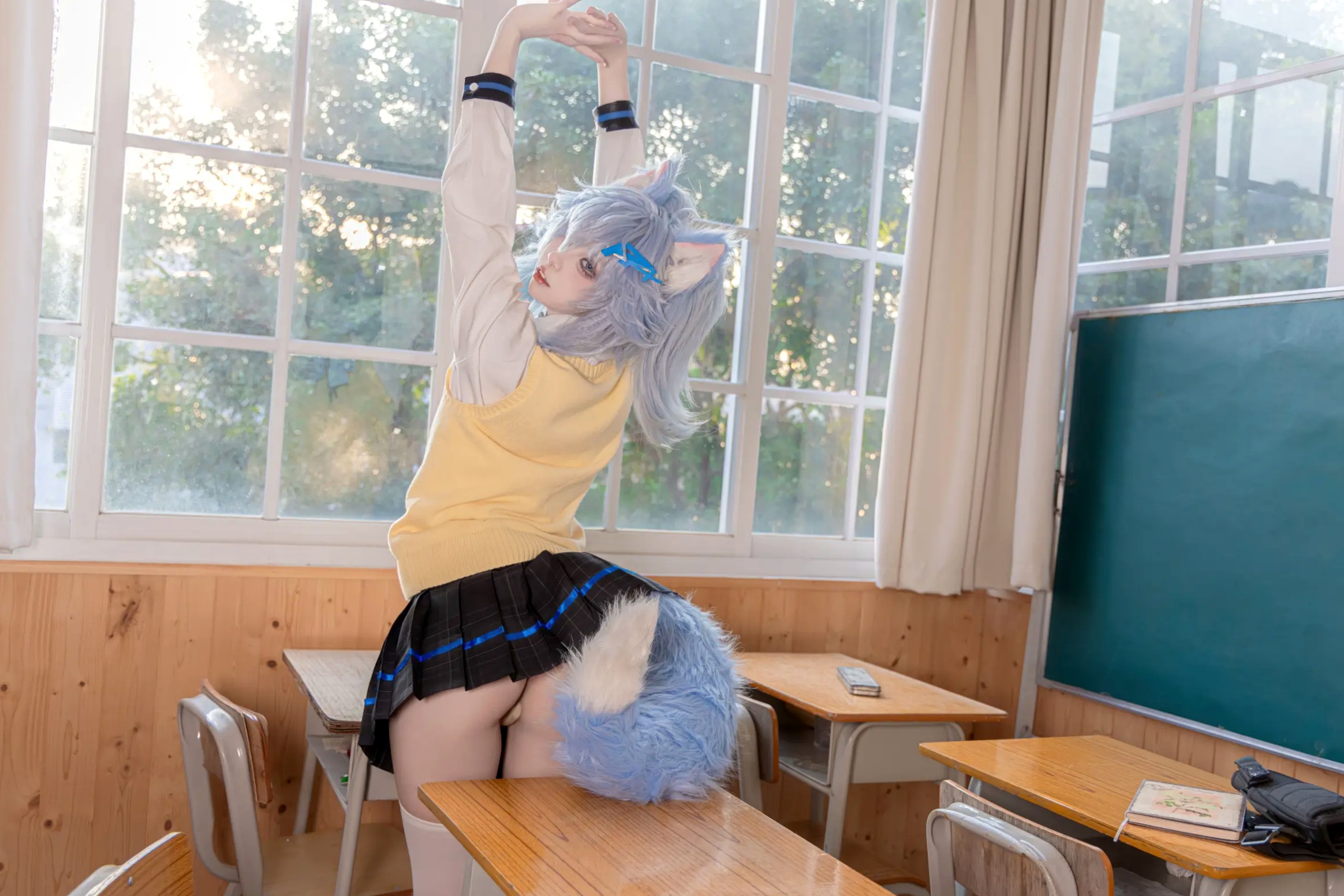 Gallery - 纸悦Etsu_ko - 少女前线 PA-15 高校心跳物语 [51P] 女神私房照_秀色女神 - image 3