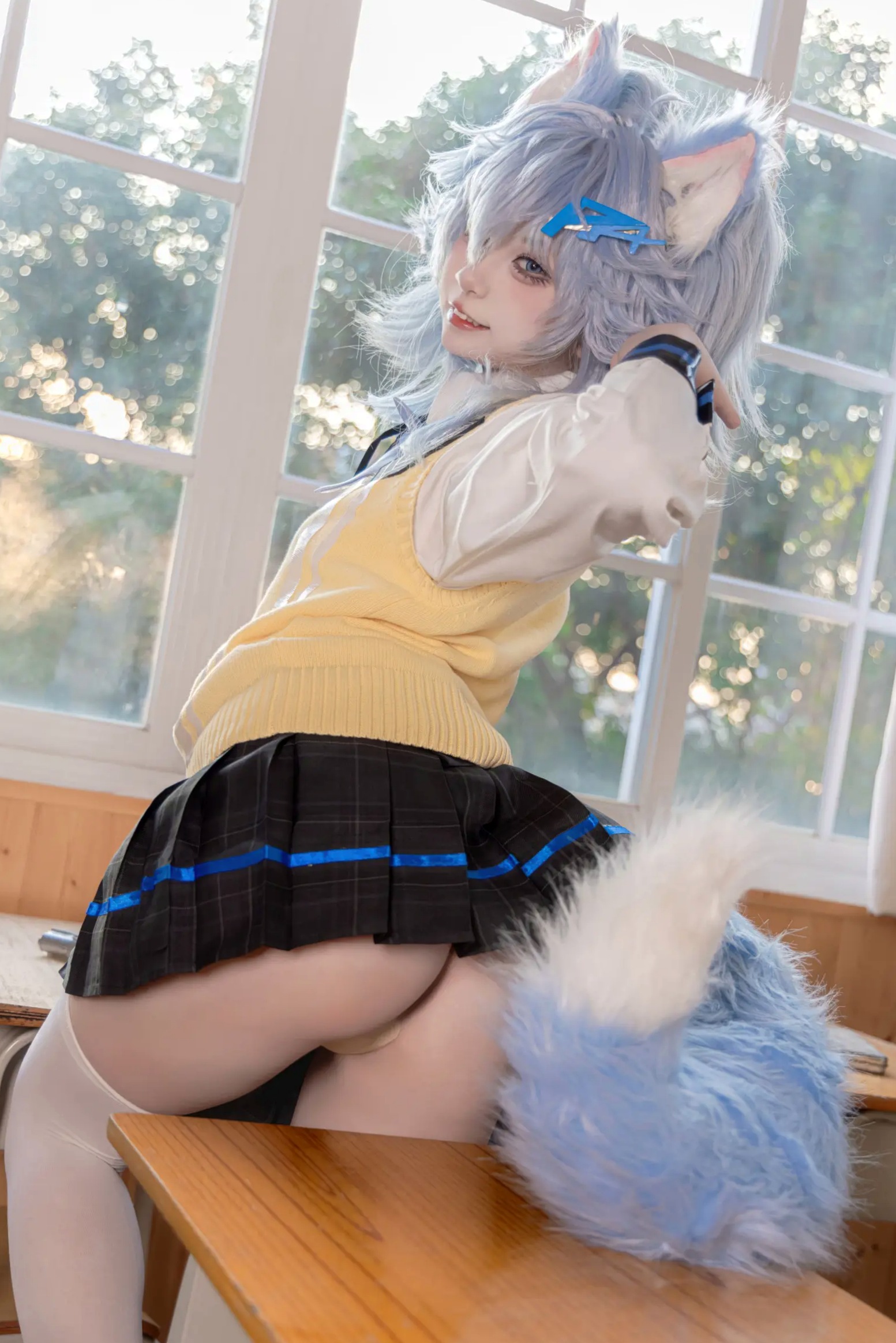 Gallery - 纸悦Etsu_ko - 少女前线 PA-15 高校心跳物语 [51P] 女神私房照_秀色女神 - image 5