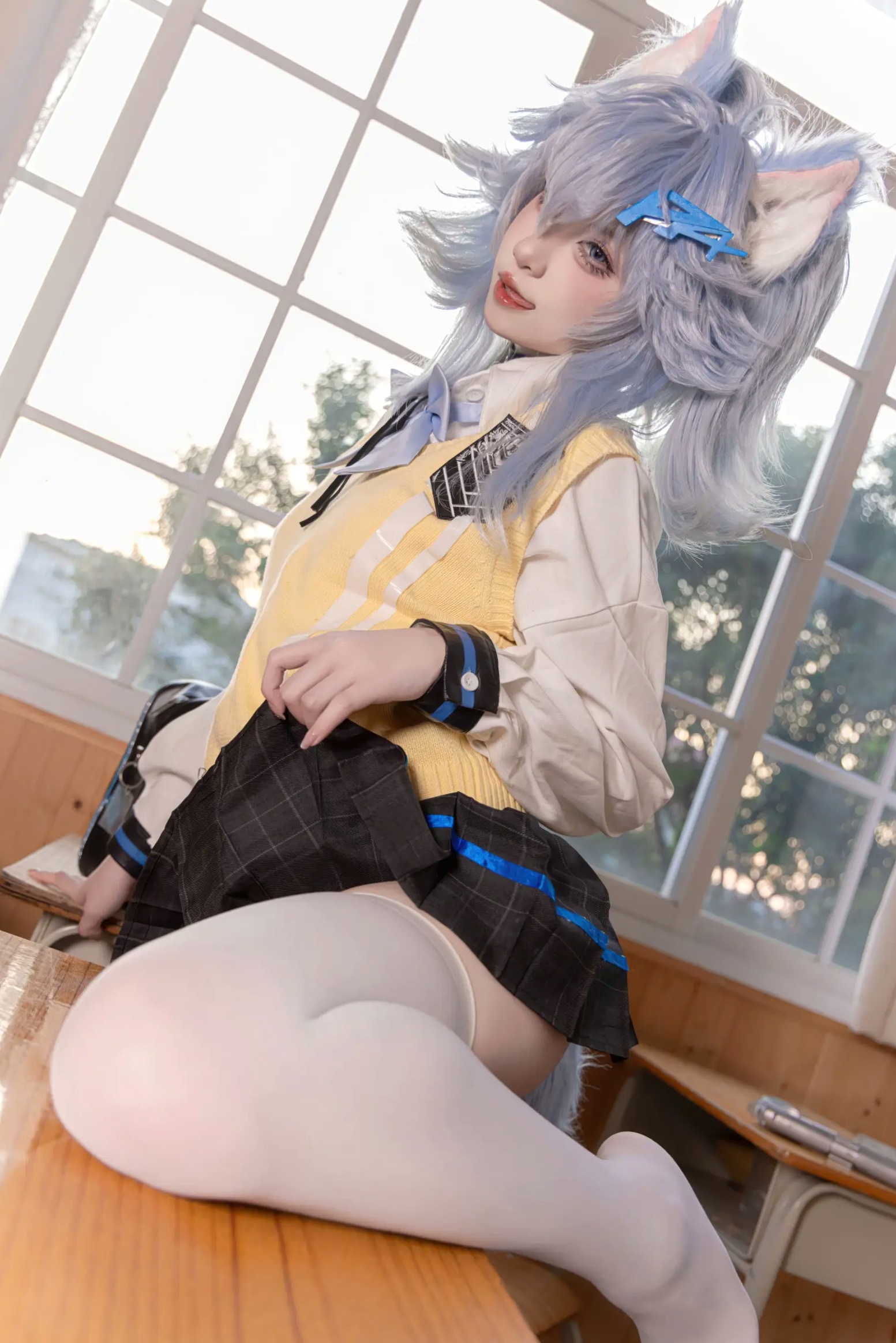 Gallery - 纸悦Etsu_ko - 少女前线 PA-15 高校心跳物语 [51P] 女神私房照_秀色女神 - image 19