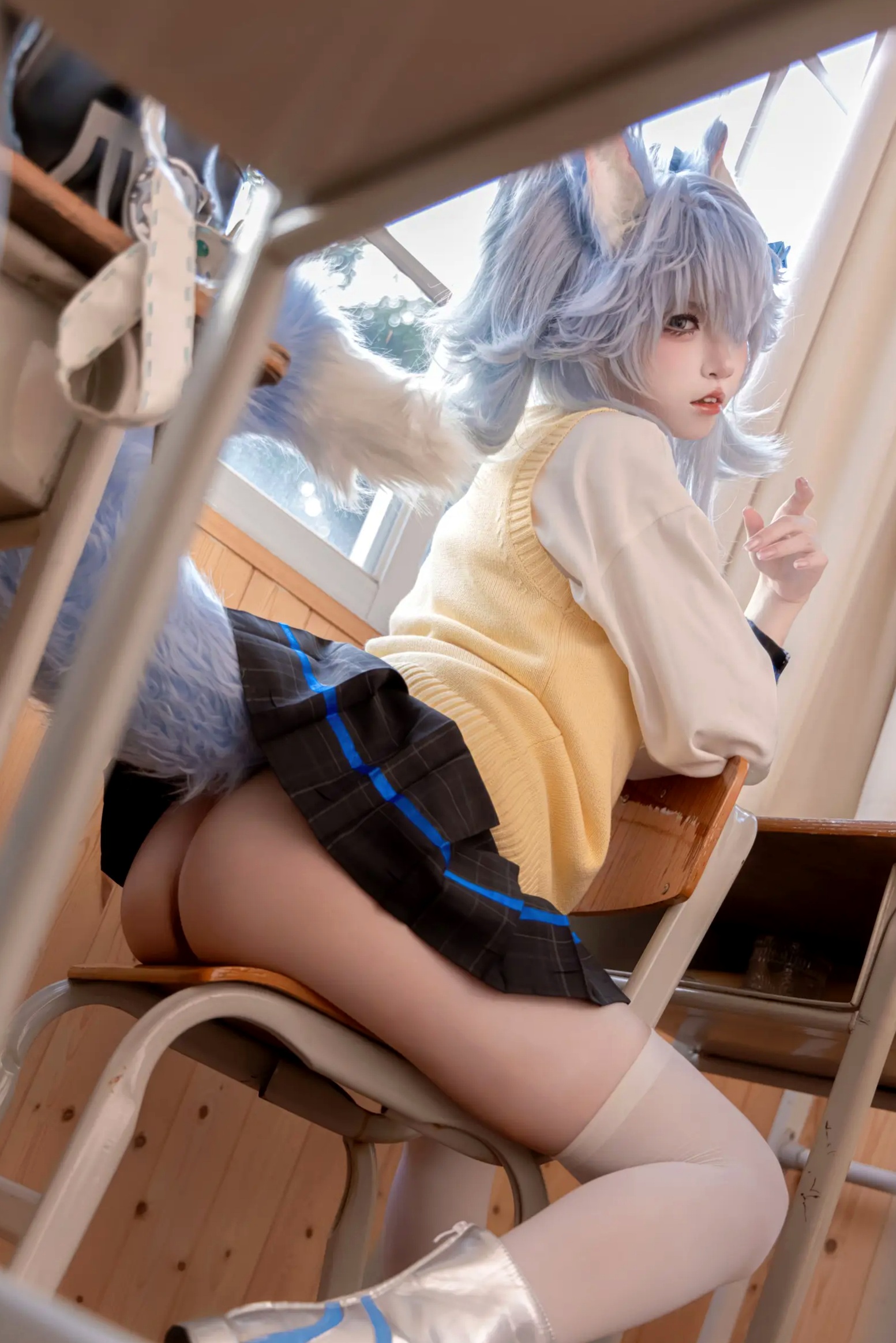 Gallery - 纸悦Etsu_ko - 少女前线 PA-15 高校心跳物语 [51P] 女神私房照_秀色女神 - image 22