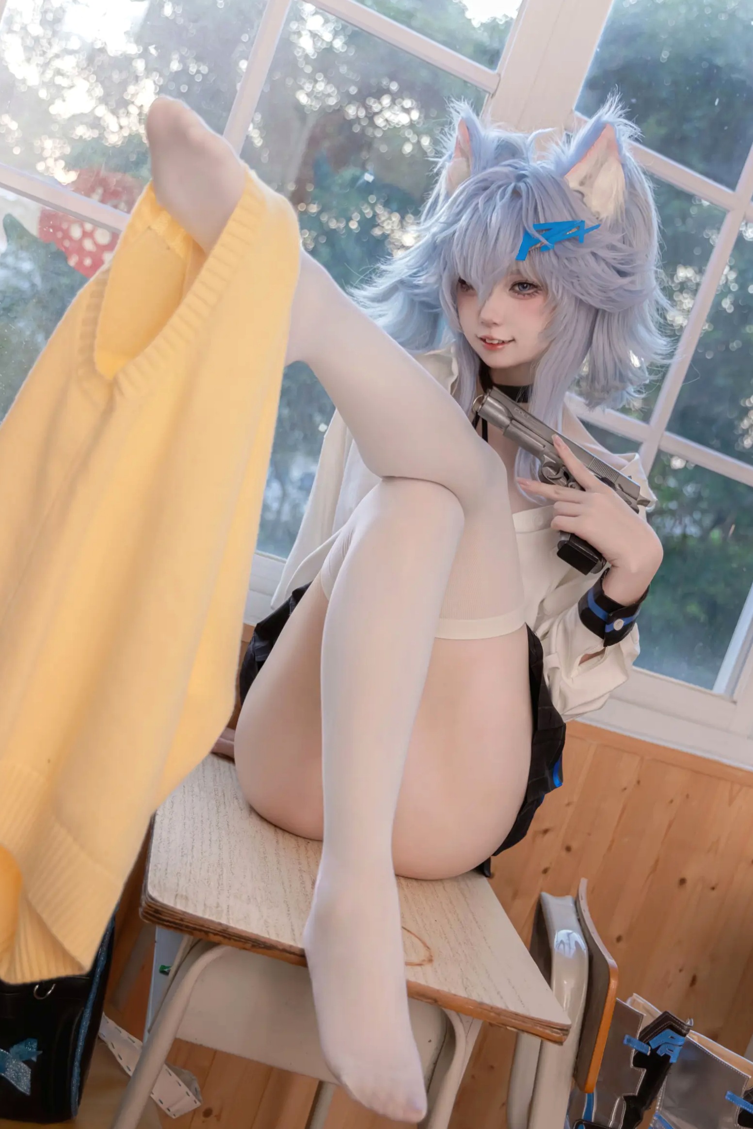 Gallery - 纸悦Etsu_ko - 少女前线 PA-15 高校心跳物语 [51P] 女神私房照_秀色女神 - image 27