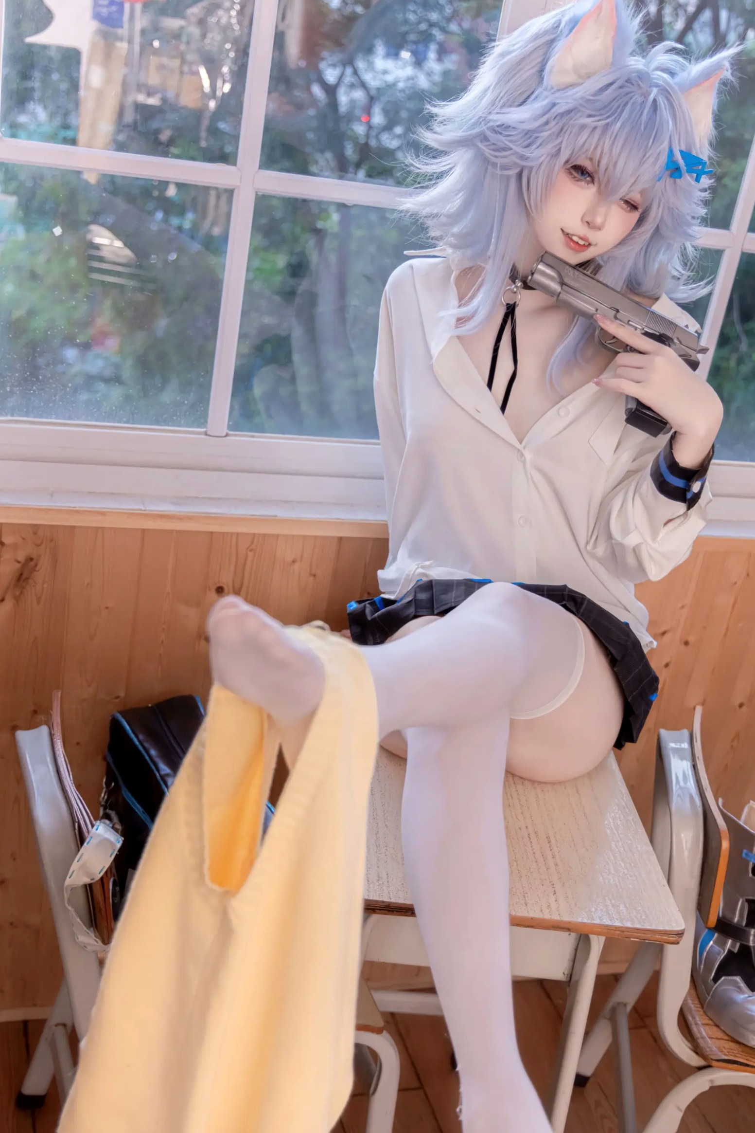 Gallery - 纸悦Etsu_ko - 少女前线 PA-15 高校心跳物语 [51P] 女神私房照_秀色女神 - image 28