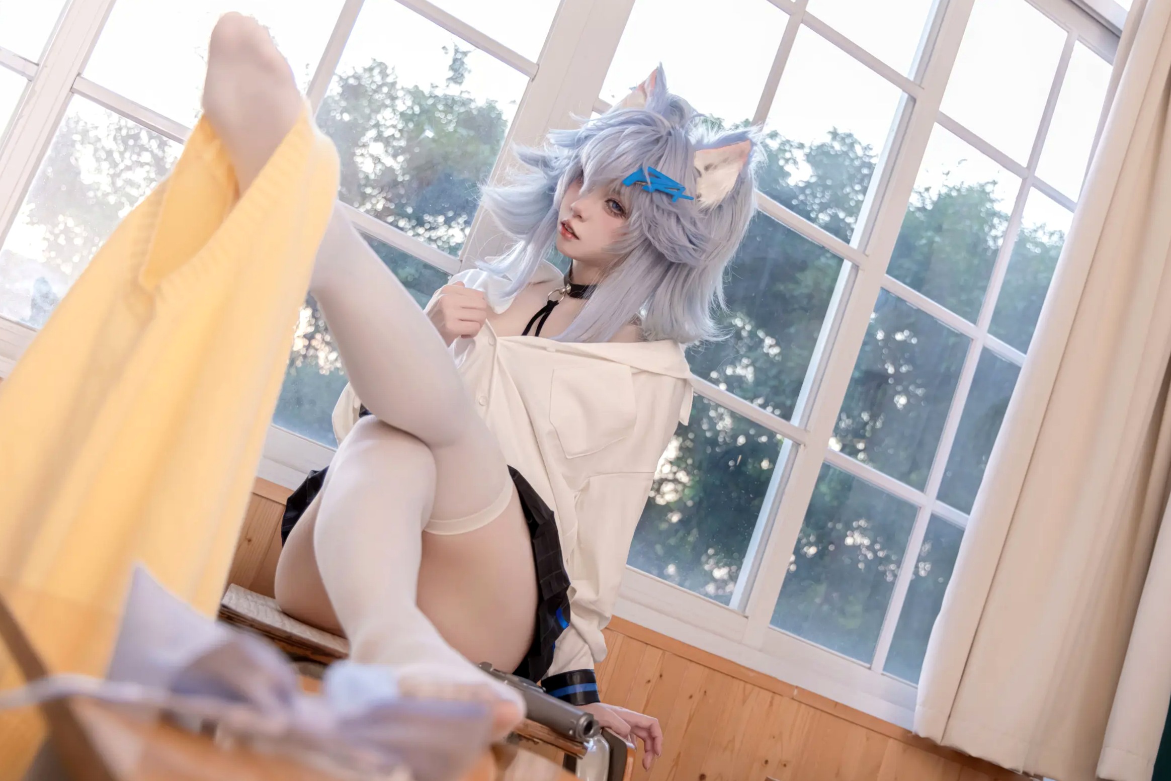 Gallery - 纸悦Etsu_ko - 少女前线 PA-15 高校心跳物语 [51P] 女神私房照_秀色女神 - image 30